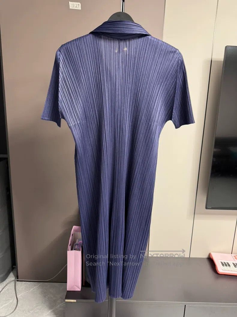 Issey Miyake Issey Miyake Atlanta Pink and Purple Color Block Top Size L / US 10 / IT 46 - 2 Thumbnail