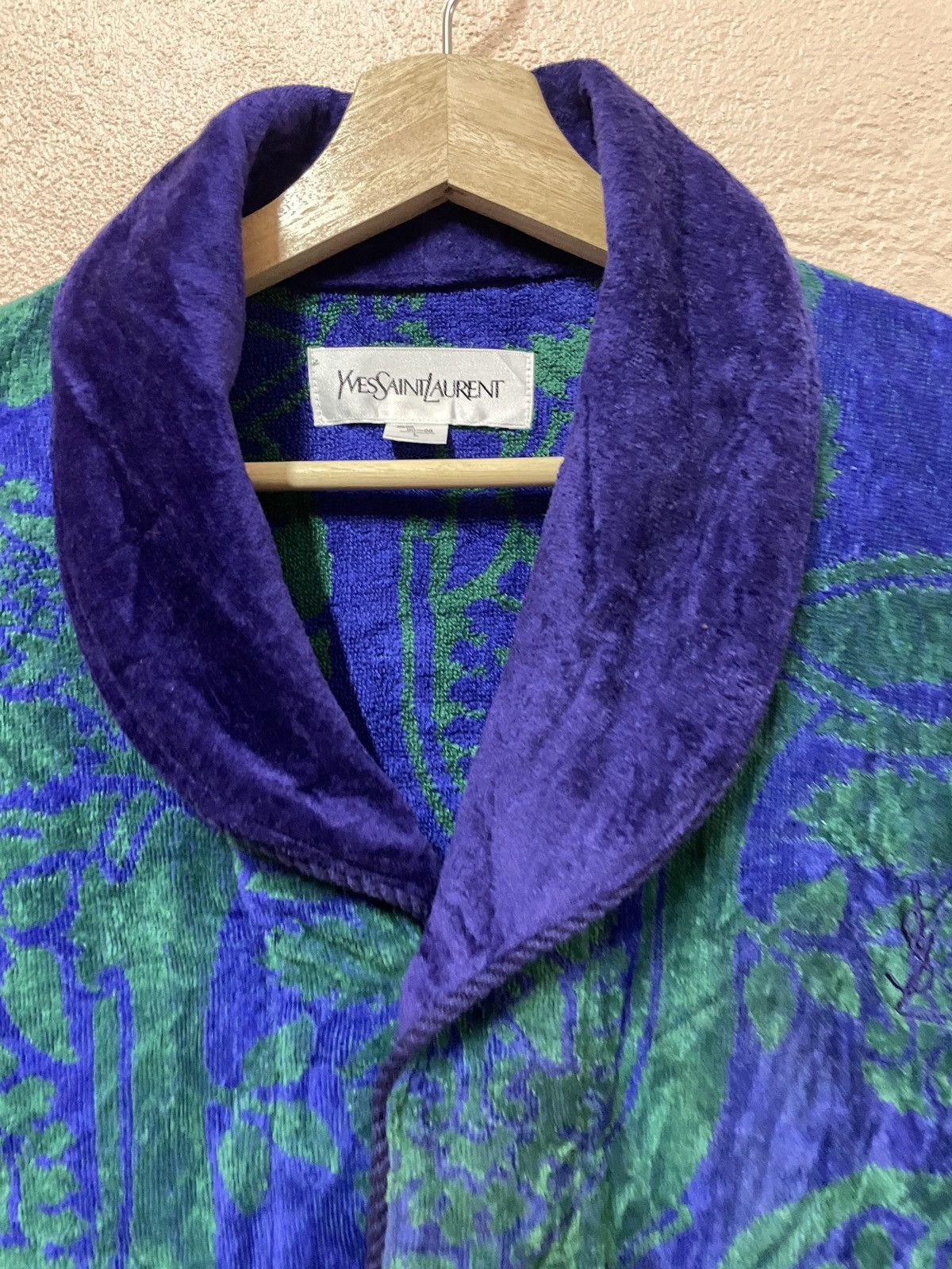 Designer × Yves Saint Laurent Yves Saint Laurent YSL Bathrobe Multicolor Floral Native Size US L / EU 52-54 / 3 - 6 Thumbnail