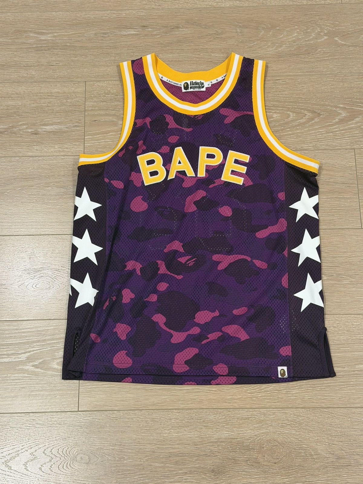 Bape Bape jersey purple Size US XL / EU 56 / 4 - 1 Thumbnail