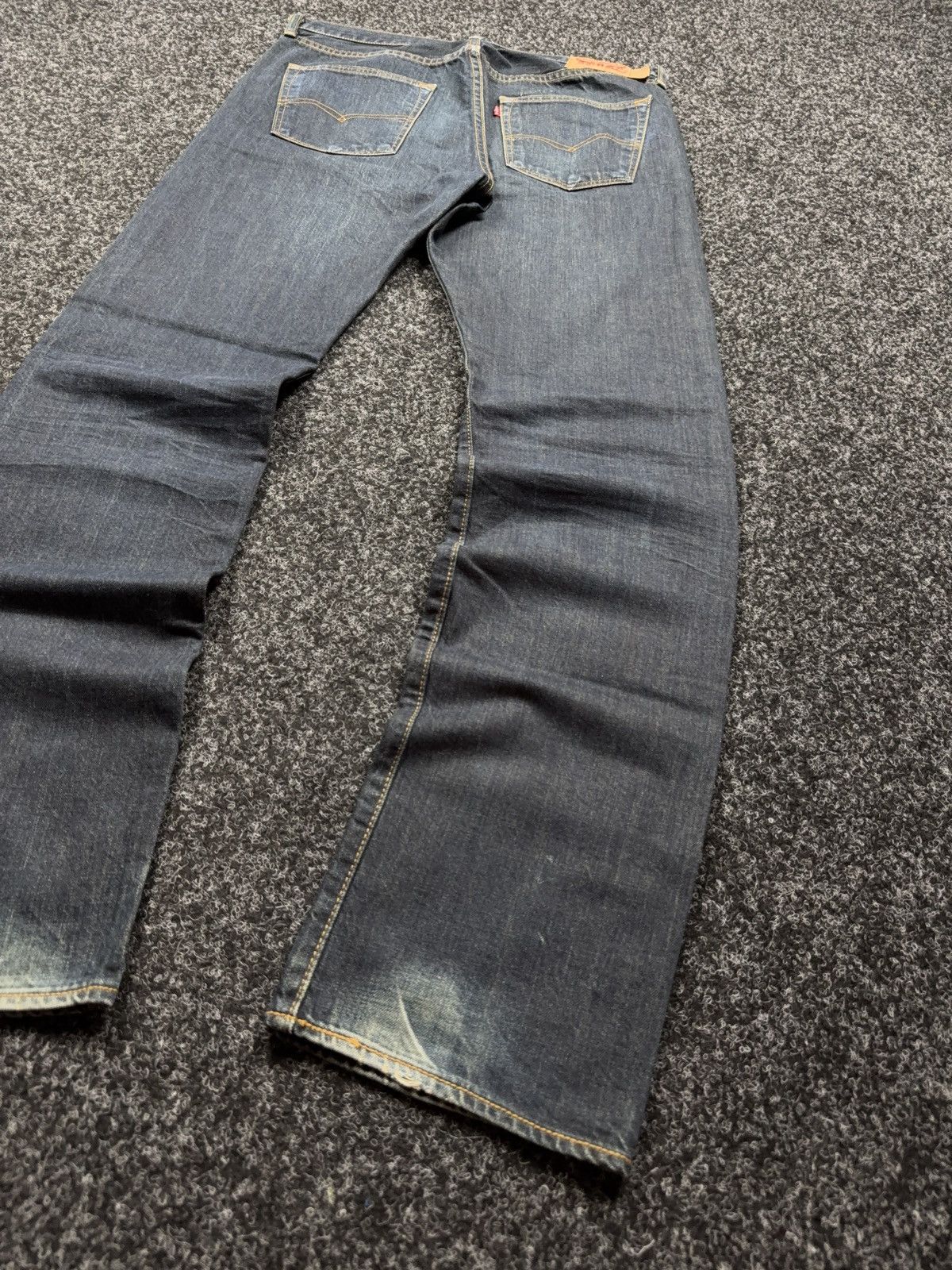 Levi's Levi’s 501 Original Straight Faded Denim Punk Retro Jeans Size US 34 / EU 50 - 13 Thumbnail