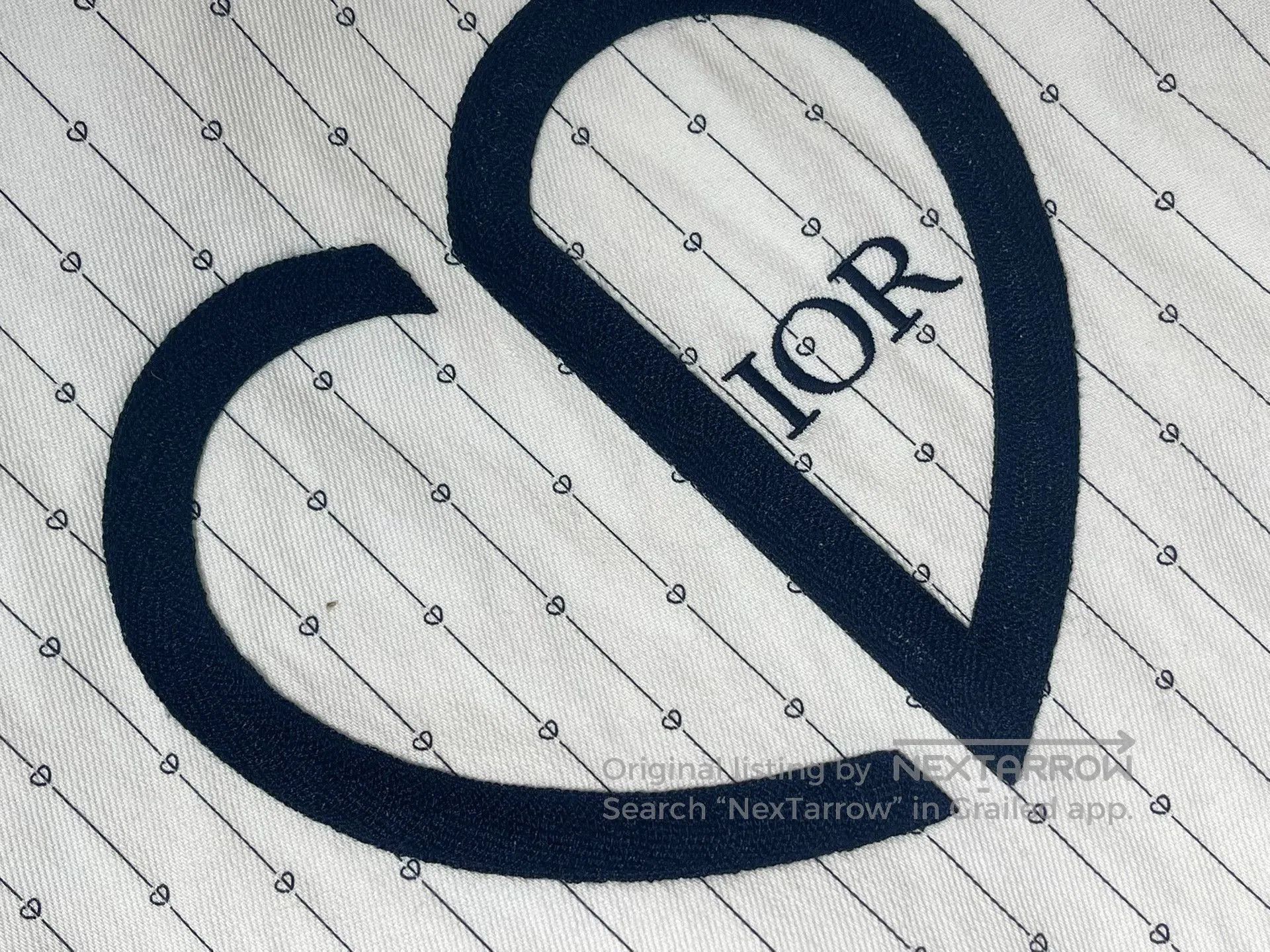 Dior Dior SS22 Striped Logo Embroidery Denim Jacket. Size US S / EU 44-46 / 1 - 4 Thumbnail