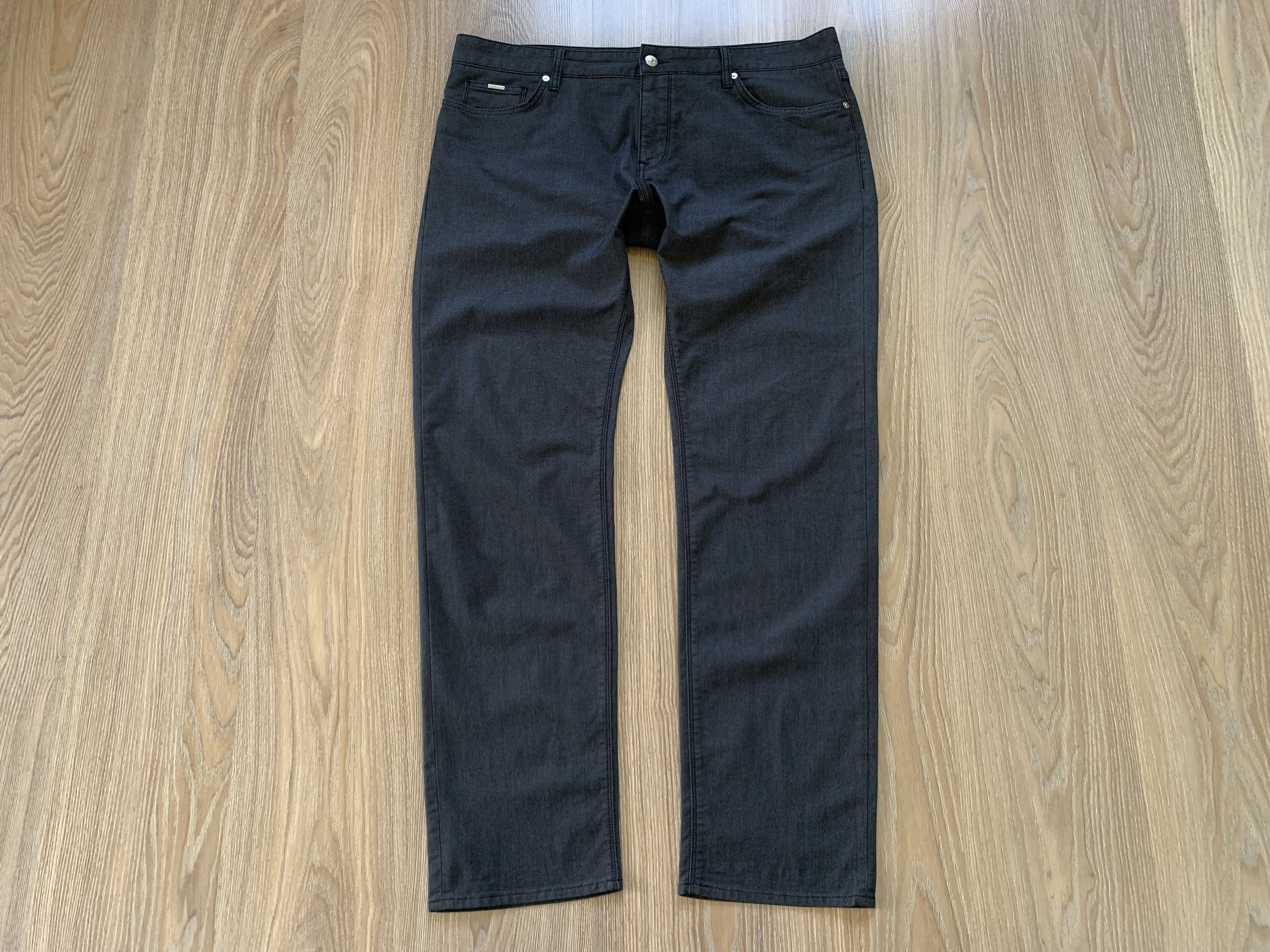 Hugo Boss Hugo Boss Mens Dark Gray Stretch Jeans Pants Size US 38 / EU 54 - 2 Thumbnail