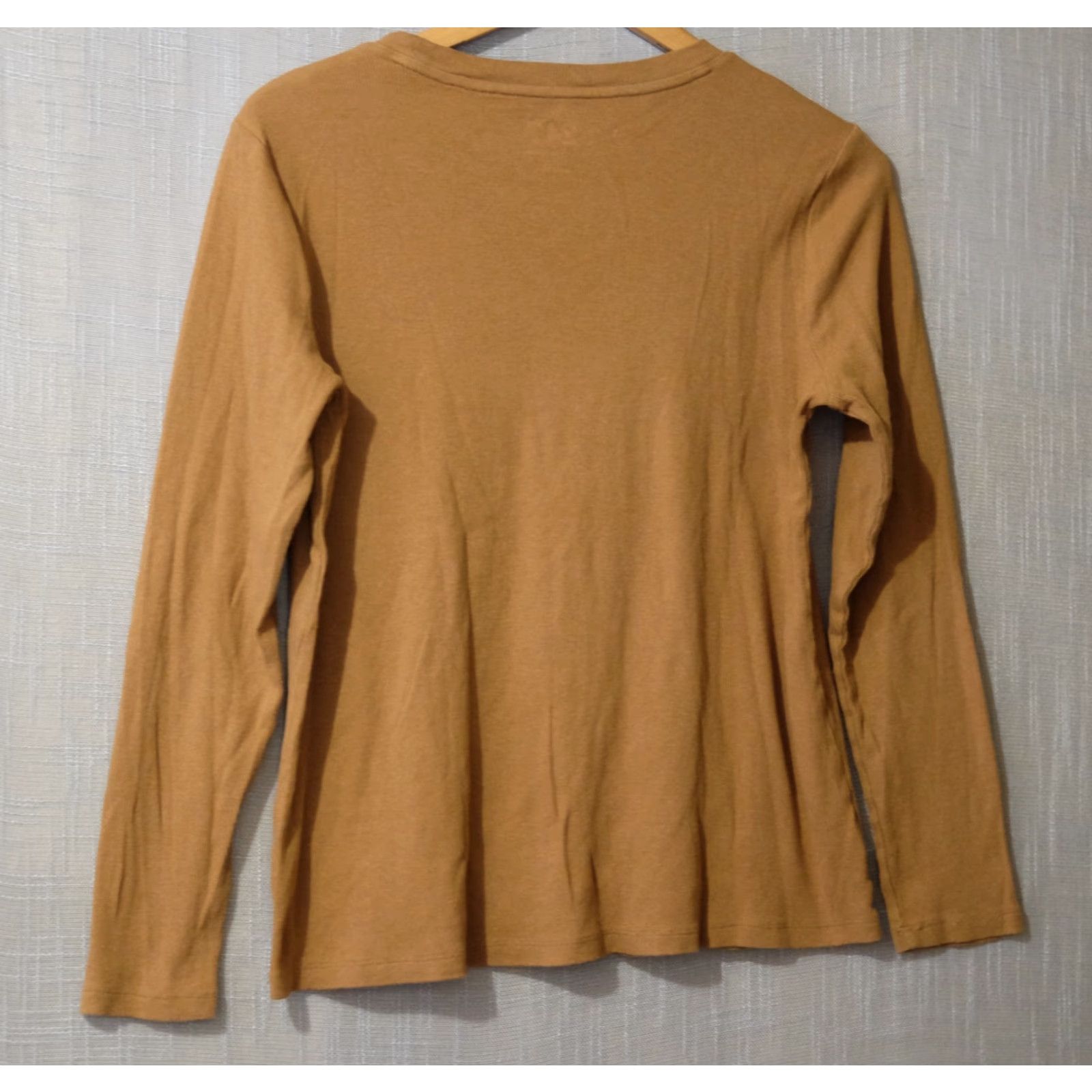 Vintage Maurices 24/7 Long Sleeve Tee Ribbed Knit Brown Womens L Shirt Womens L Brown Maurices 24/7 Long Sleeve Tee Ribbed Knit Brown Size L / US 10 / IT 46 - 5 Thumbnail