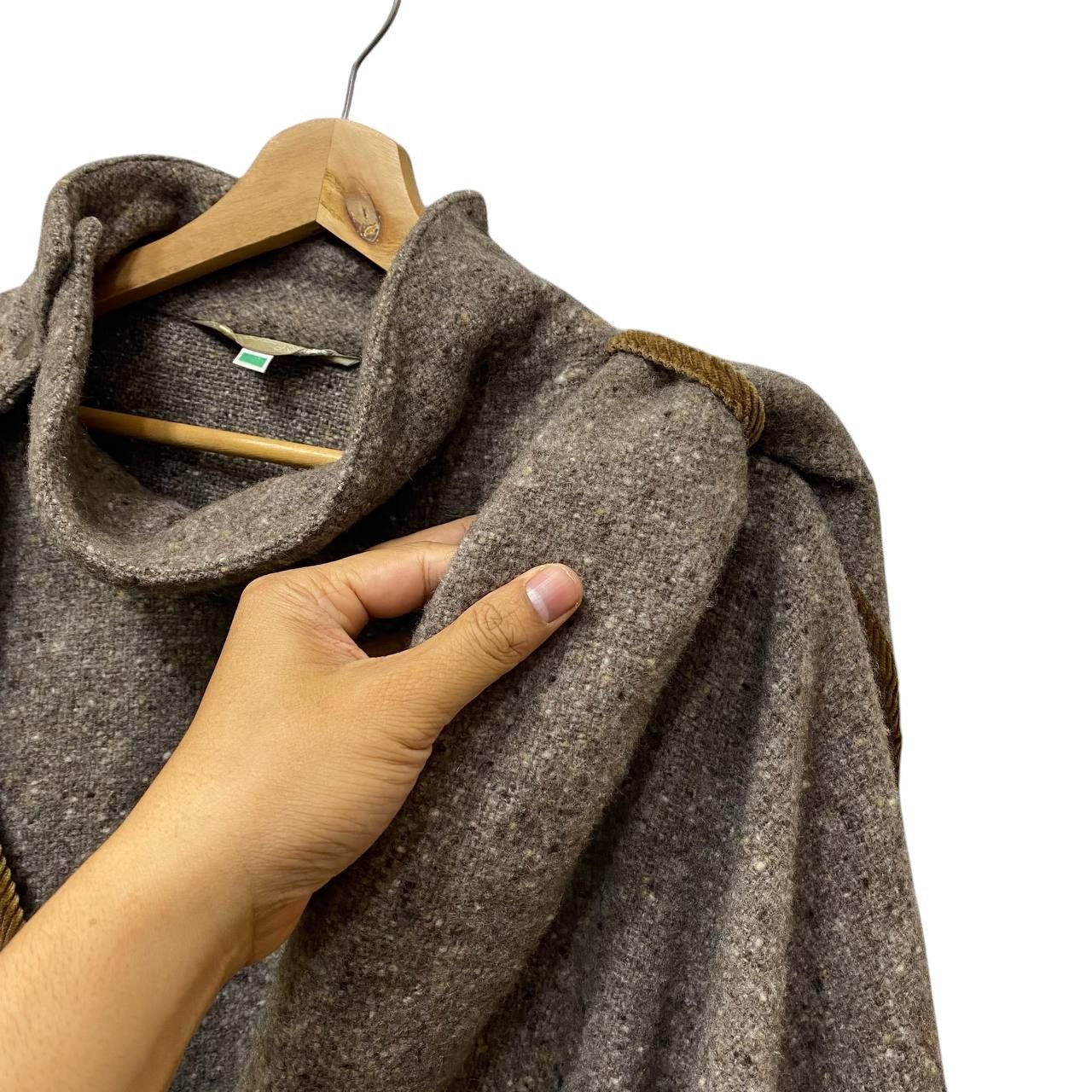 Japanese Brand YOHJI YAMAMOTO STYLE BOBBIE BROOKS N.YORK SCARF COAT WOOL Size US M / EU 48-50 / 2 - 10 Thumbnail