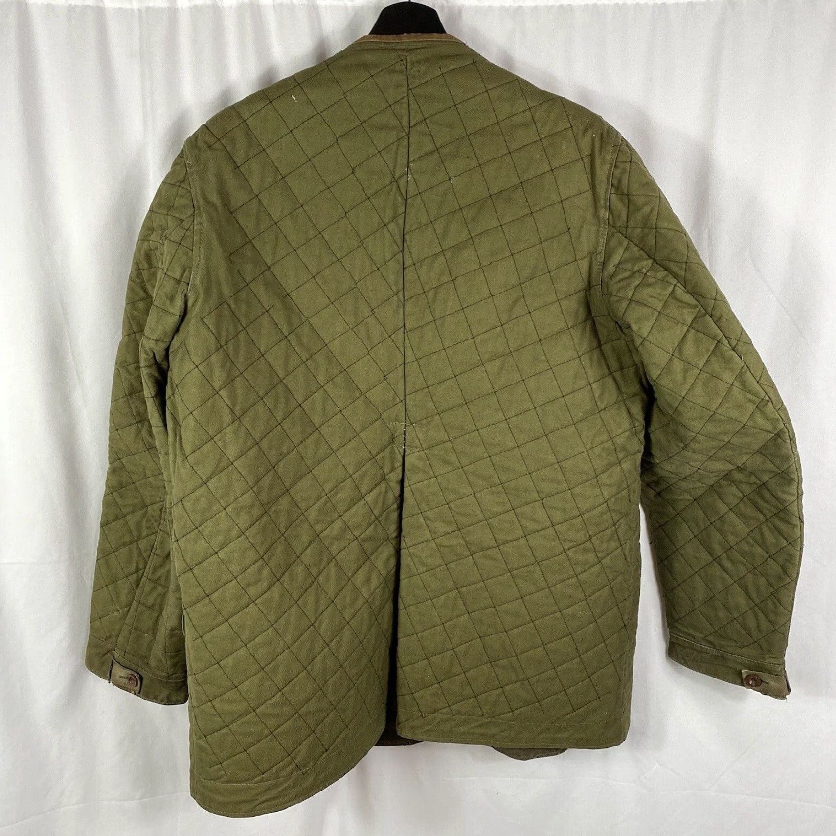 Vintage VINTAGE 40s German Czech Army Heavy Quilted Jacket XL Mens Size US XL / EU 56 / 4 - 3 Thumbnail