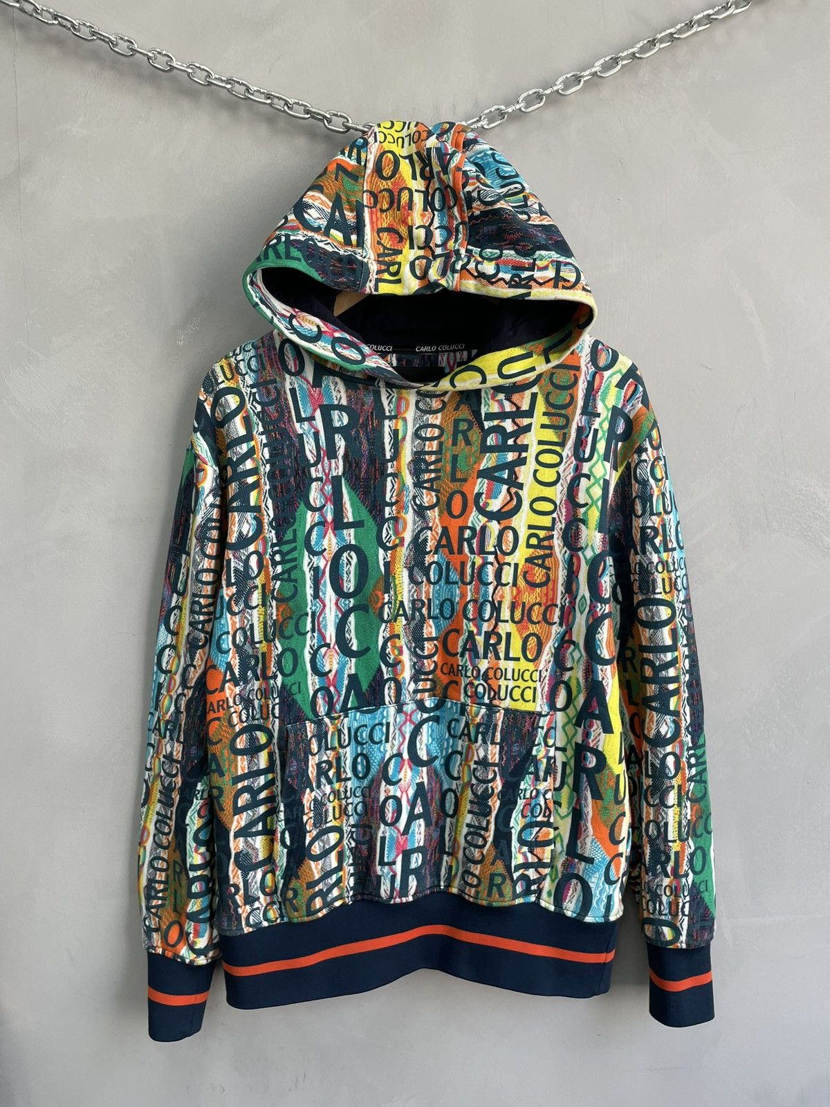 Carlo Colucci Carlo Colucci multicolour hoodie y2k Size US L / EU 52-54 / 3 - 1 Thumbnail