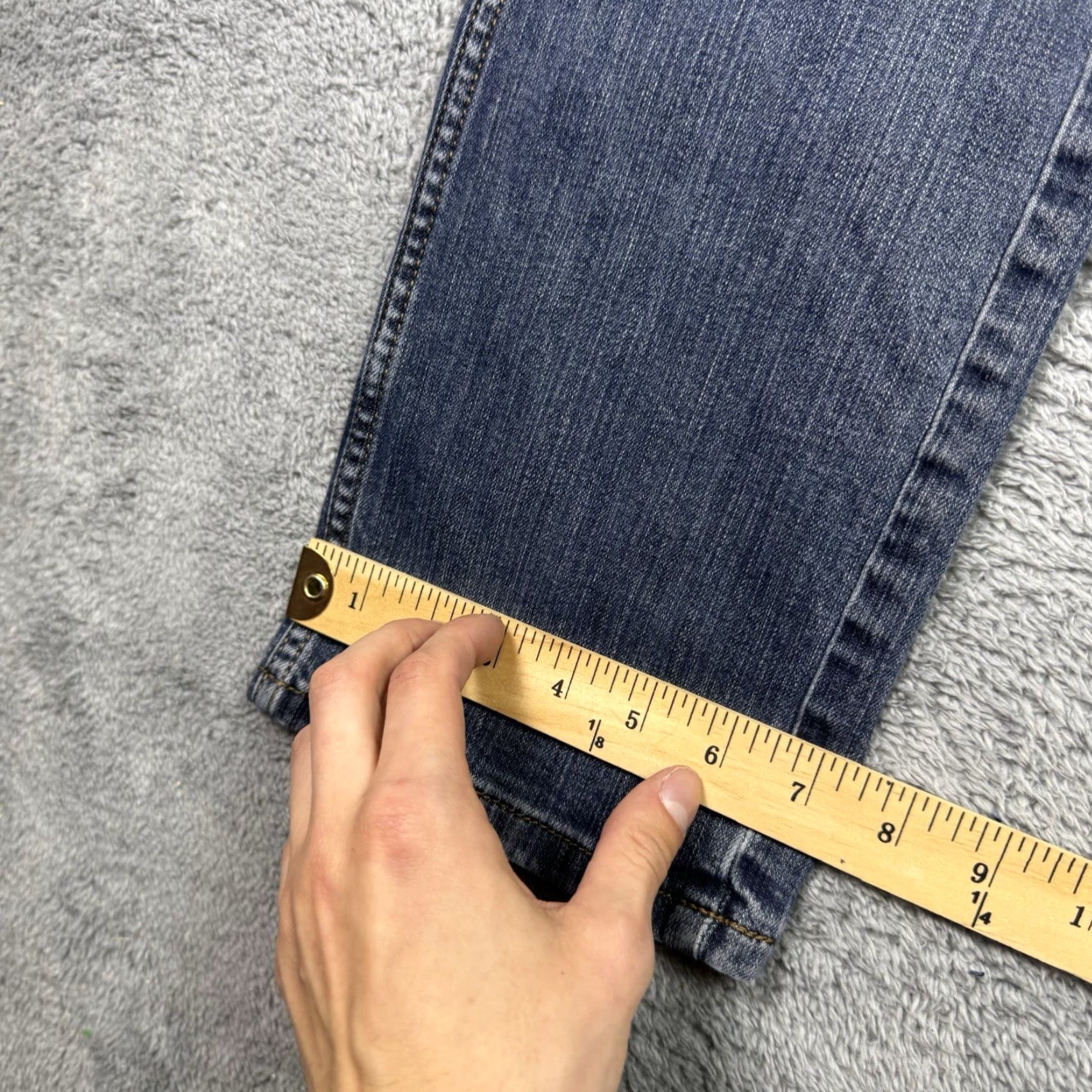 Wrangler Wrangler Retro Jeans Slim Straight 30x34 Mens Blue Denim Cowboy Western Whisker Denim Jeans Wrangler Retro Mens 30x34 Jeans Blue Size US 30 / EU 46 - 7 Thumbnail