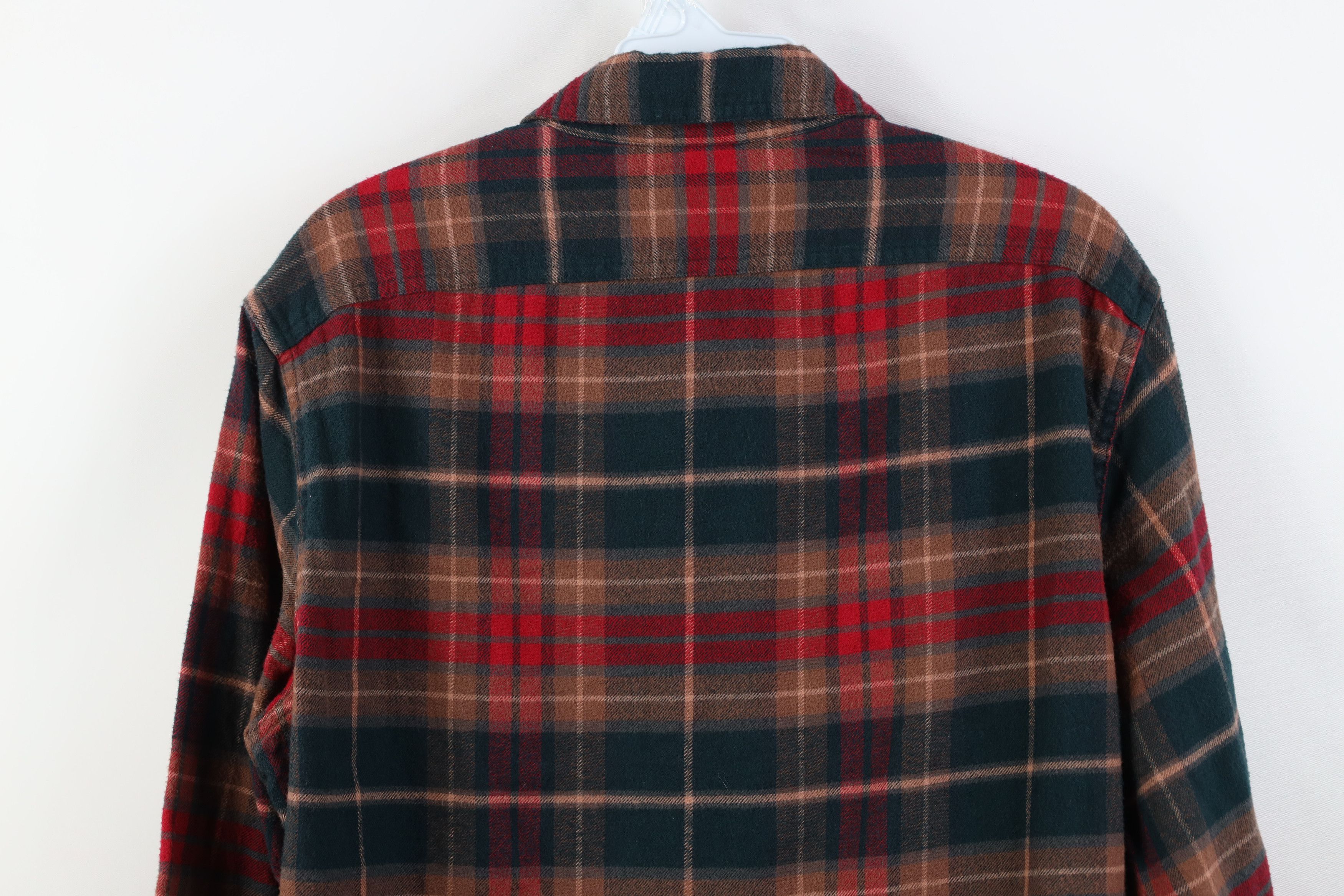 J.Crew Vintage Y2K J Crew Flannel Collared Button Shirt Plaid Size US M / EU 48-50 / 2 - 10 Thumbnail