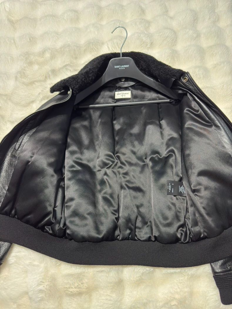Yves Saint Laurent saint laurent Pilot Leather Jacket 2501-Nextarrow Size US M / EU 48-50 / 2 - 4 Thumbnail