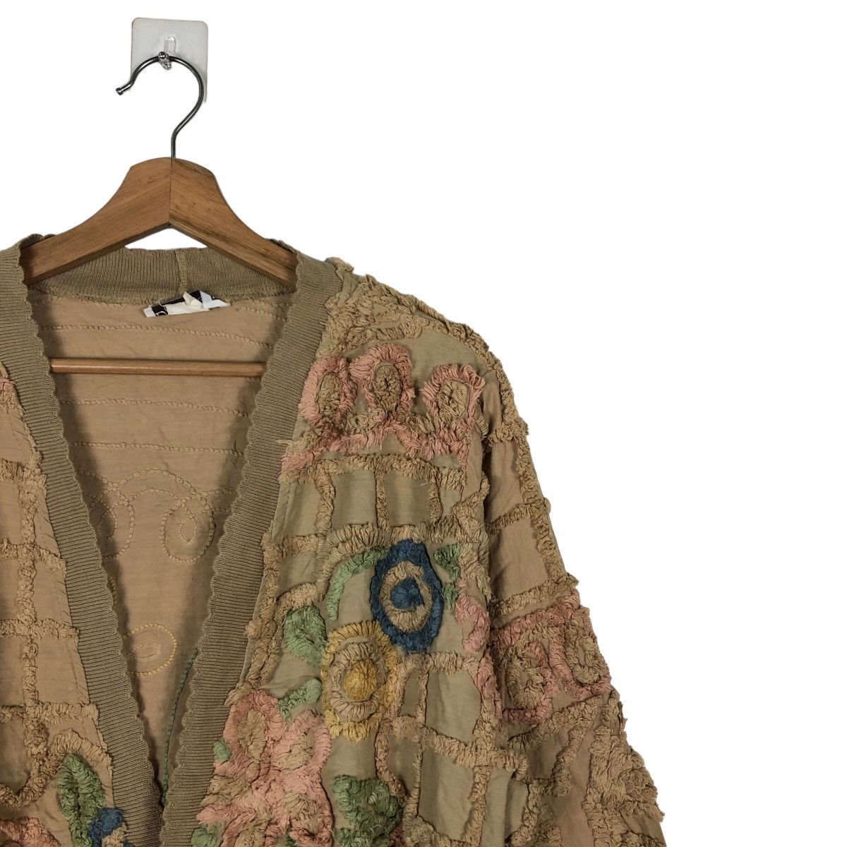 Japanese Brand 🔥90’s Vintage Cardigan Jacket Damze Quilted Flower Coogi Size US L / EU 52-54 / 3 - 6 Thumbnail