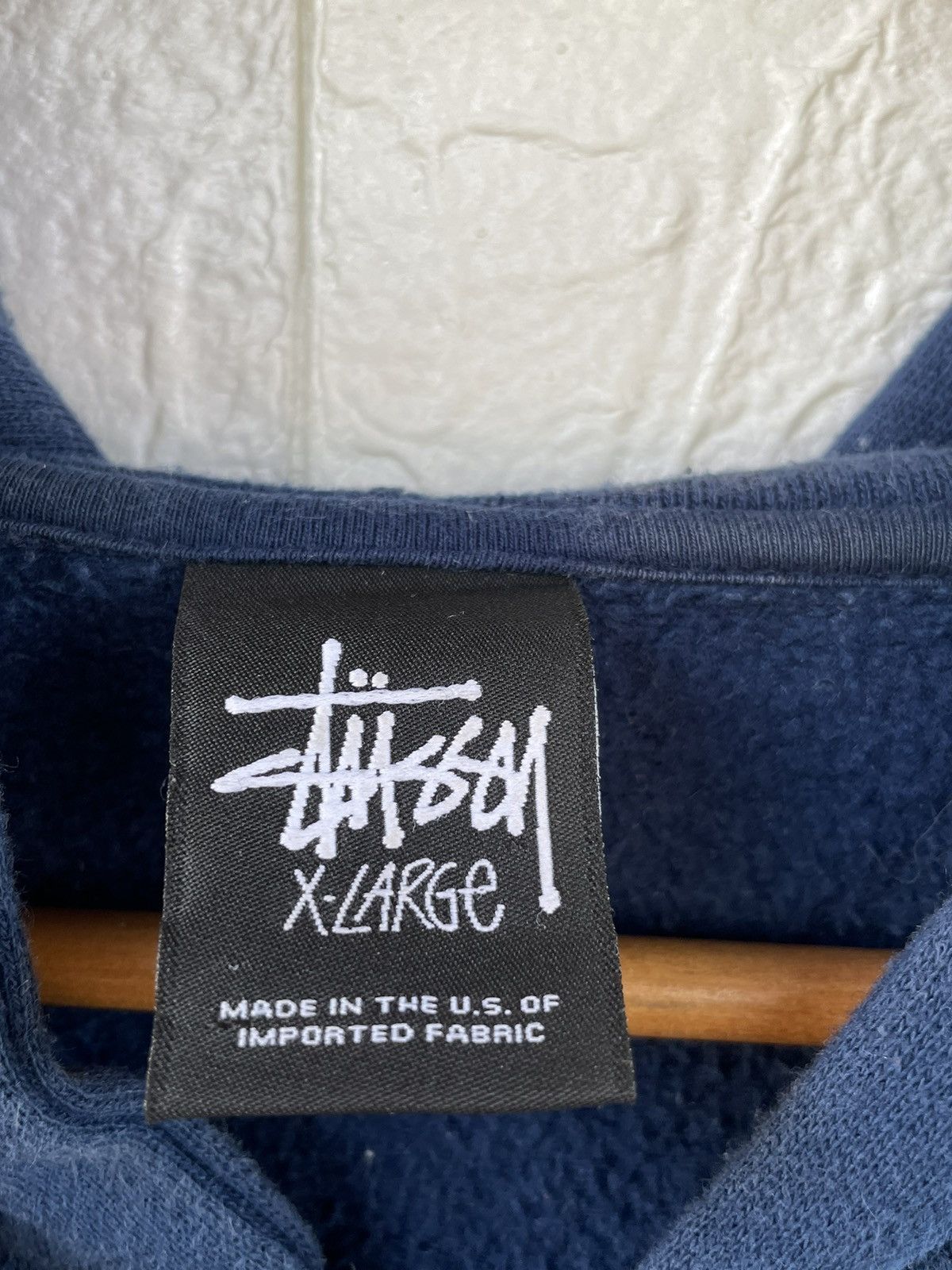 Japanese Brand Stussy Hoodie Big Logo Size US XL / EU 56 / 4 - 4 Thumbnail