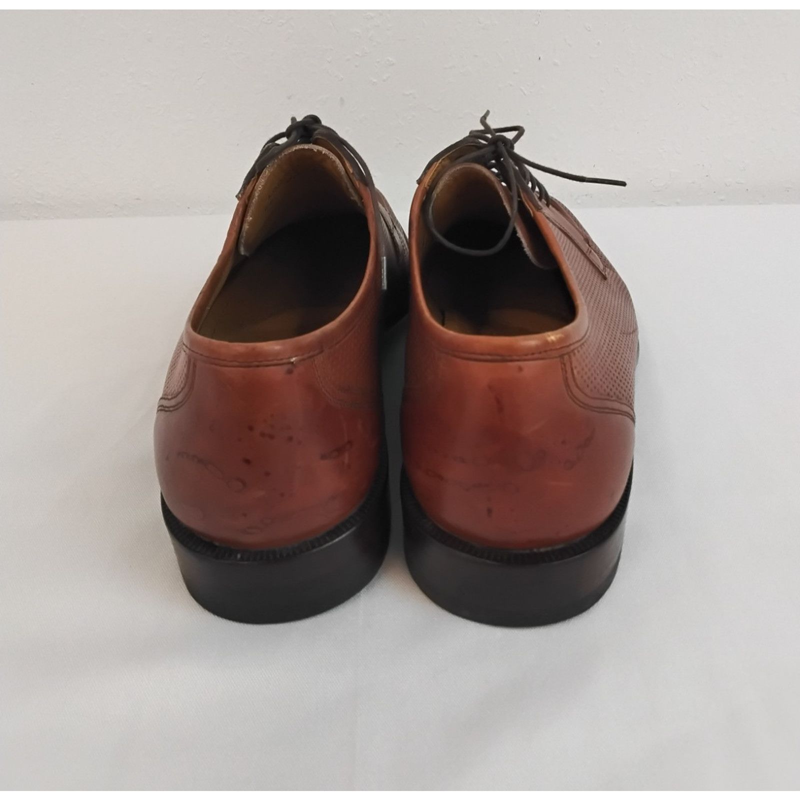 E.T. Wright E.T. Wright Masters Collection Shoes Men's 9 Brown Leather Size US 9 / EU 42 - 4 Thumbnail
