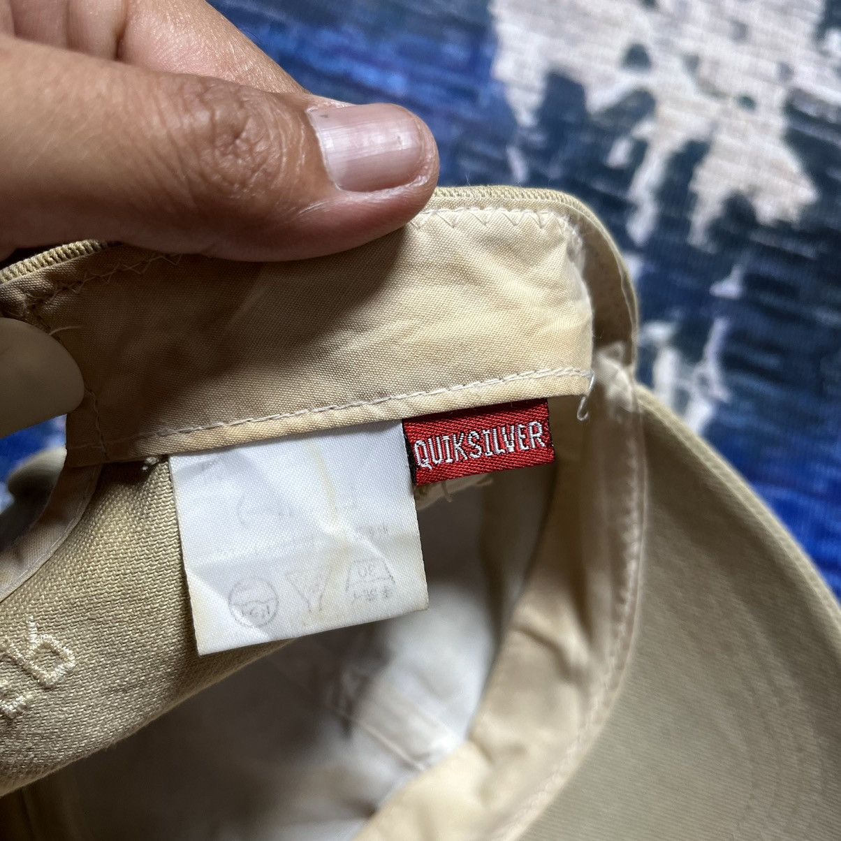 Japanese Brand × Quicksilver × Vintage ⚡️Vintage Quicksilver Embroidery Logo Cap Japan 90s Size ONE SIZE - 7 Thumbnail