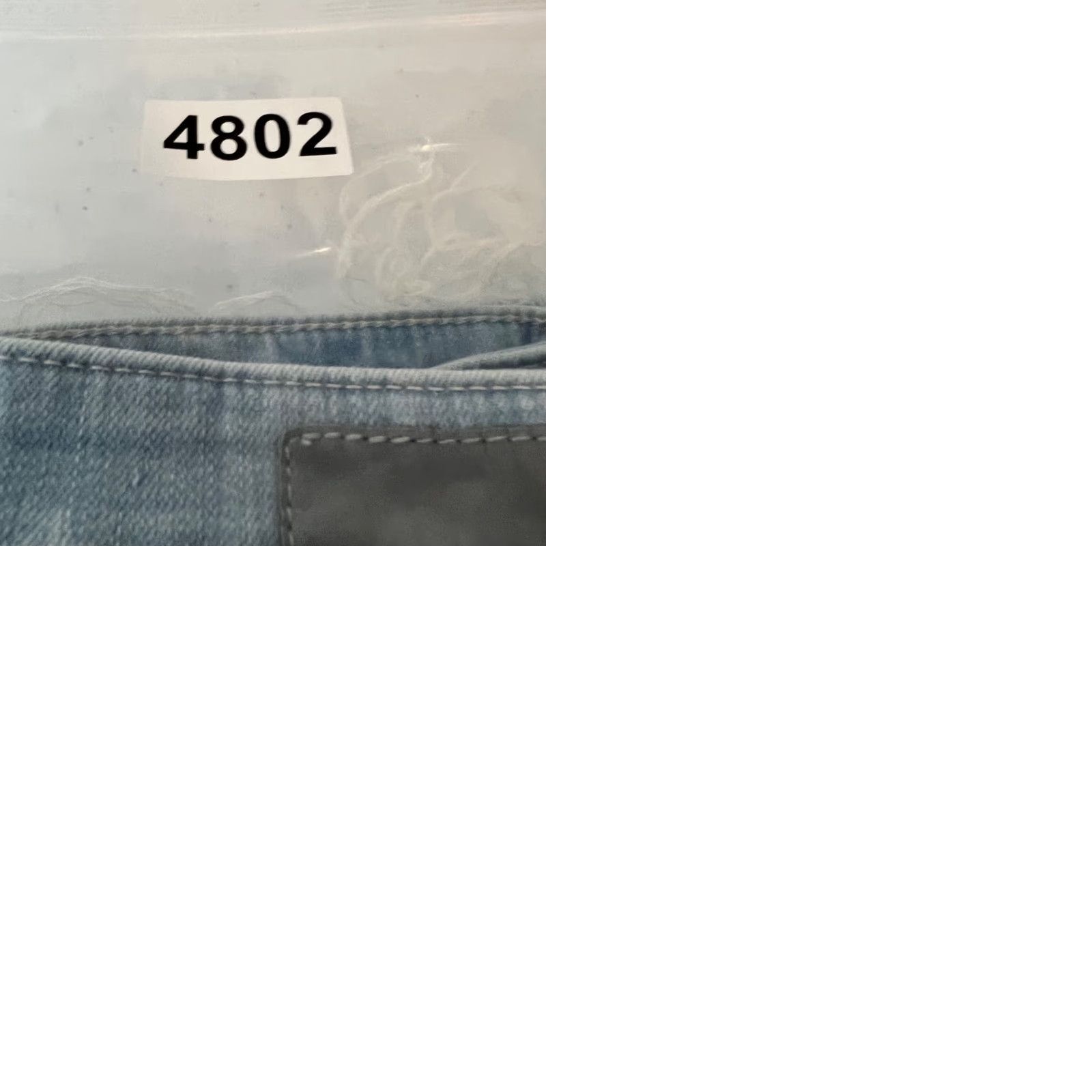 Vintage AG Adriano Goldschmied Jeans Flared 25 The Janis High Rise Light Wash Distressed 5-Pocket Womens Jeans Size 42" / US 20 - 9 Thumbnail