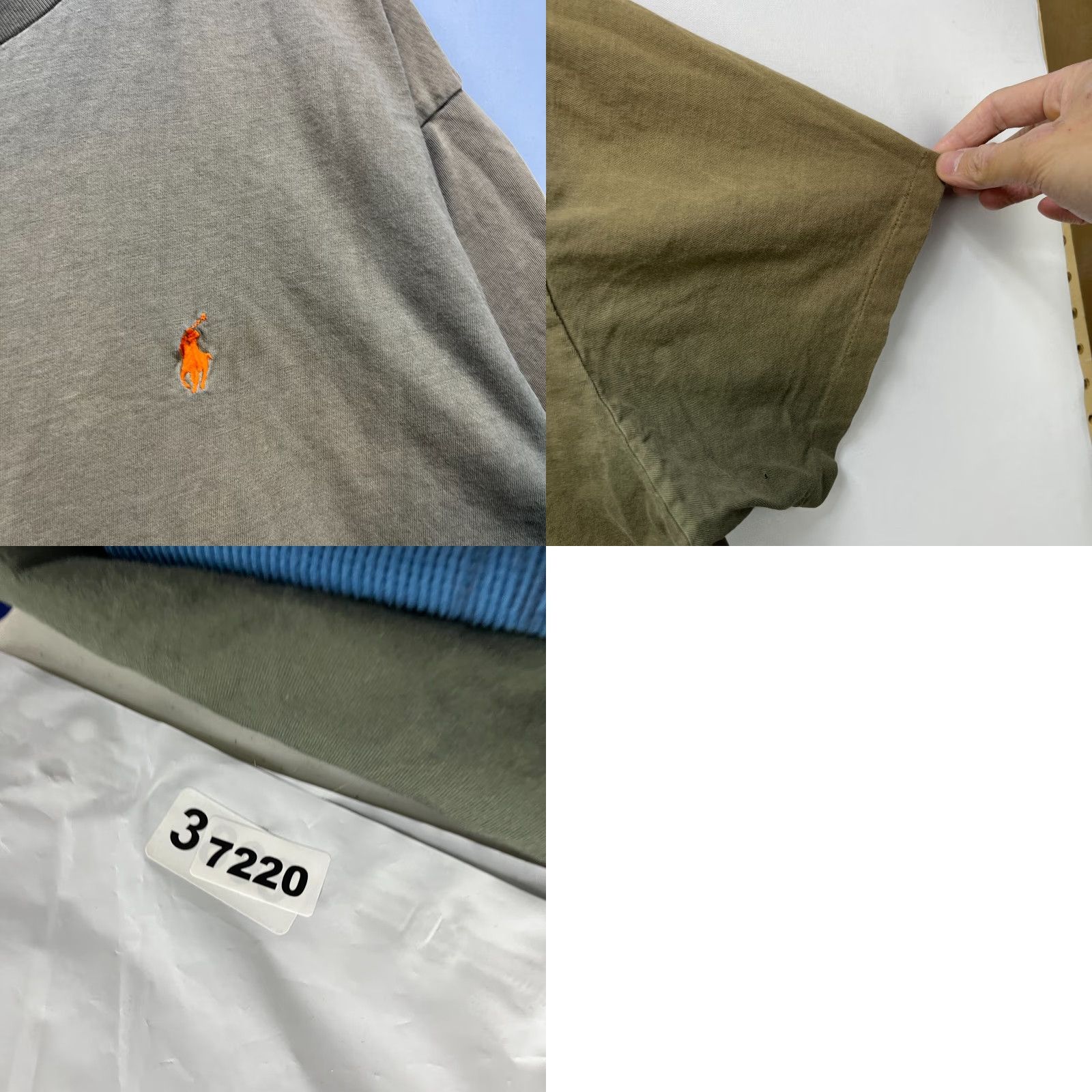 Ralph Lauren VINTAGE Polo Ralph Lauren T-Shirt OR Polo Ralph Lauren Shirt XL Green 90s Sun Faded Pony T Shirt Men Boys Womens Size US XL / EU 56 / 4 - 9 Thumbnail