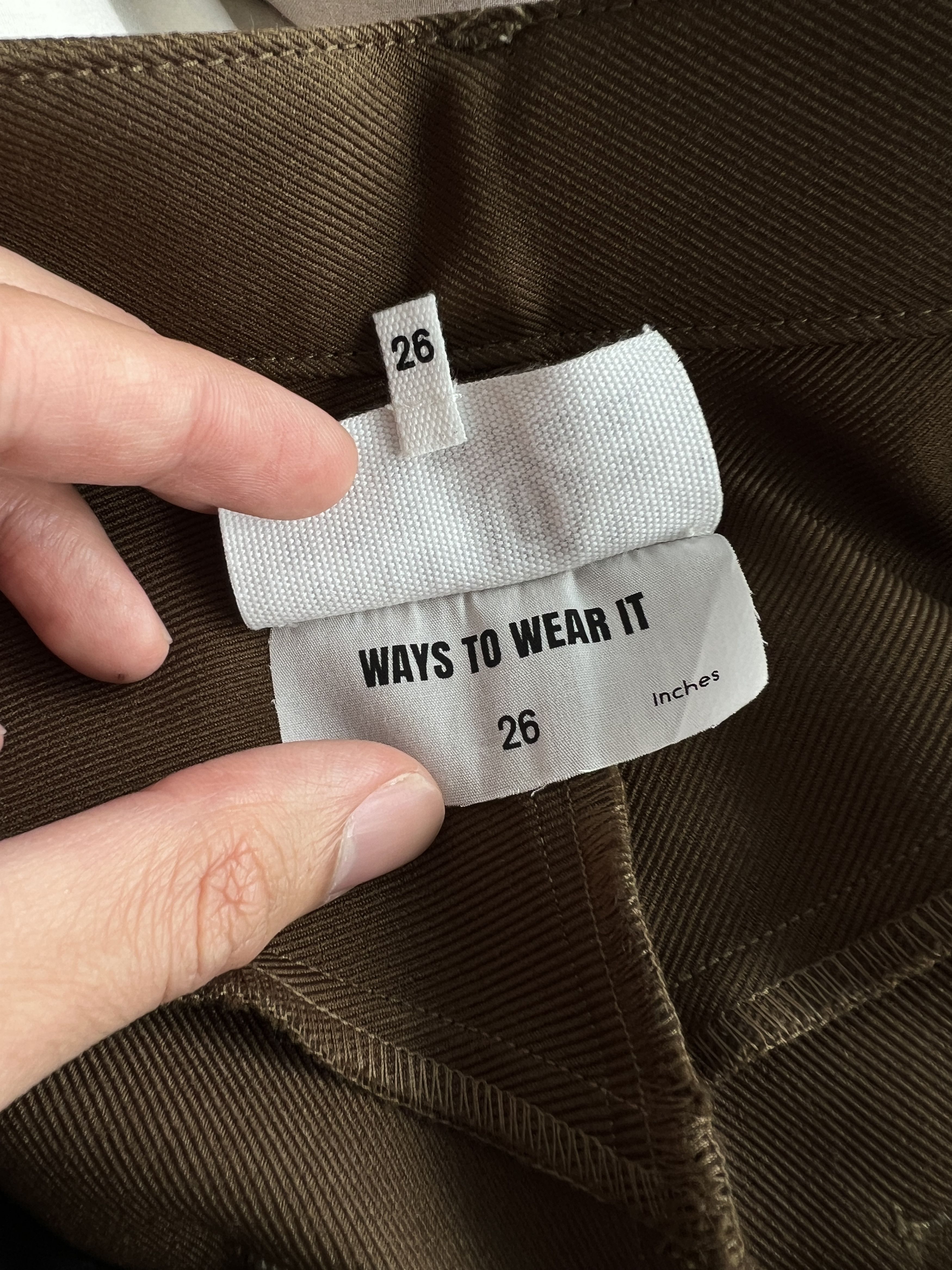 Maison Margiela MM6 Maison Margiela Pants 5 Pockets Khaki Size 24" / US 00 / IT 34 - 4 Thumbnail