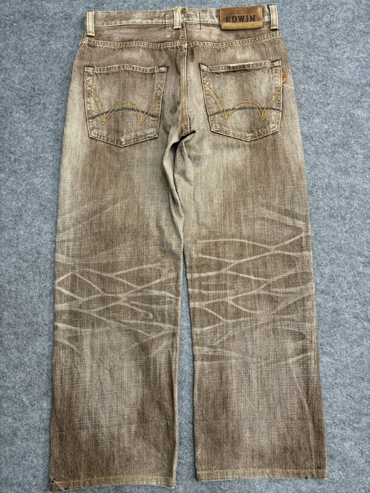 Edwin 💥Baggy💥Vintage Edwin Selvedge Sick Fades Denim F525 Size US 34 / EU 50 - 11 Thumbnail