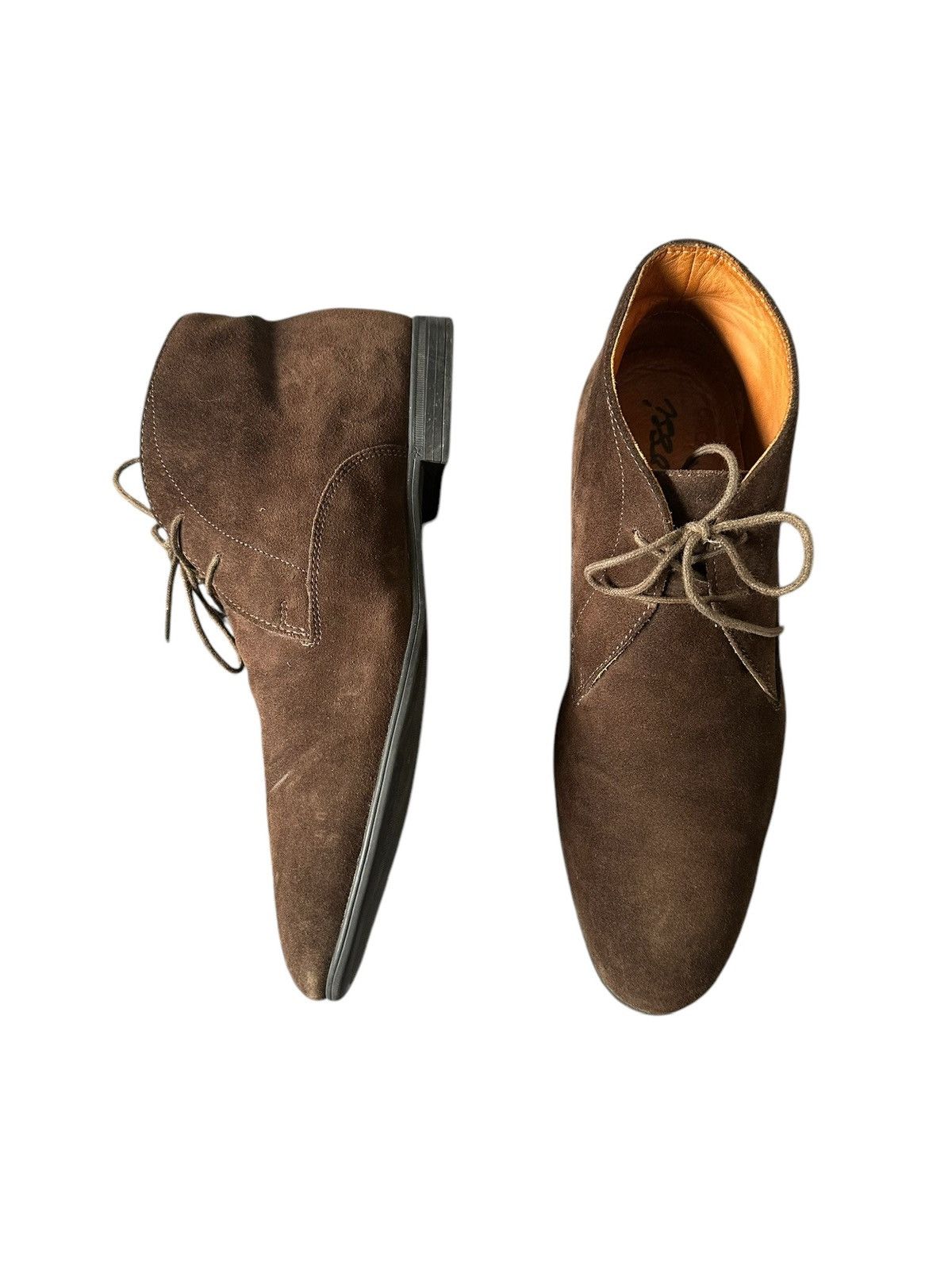 Japanese Brand 🔥Grail🔥 00’s Stefano Rossi Oumo suede chukka brown shoes Size US 9 / EU 42 - 1 Thumbnail