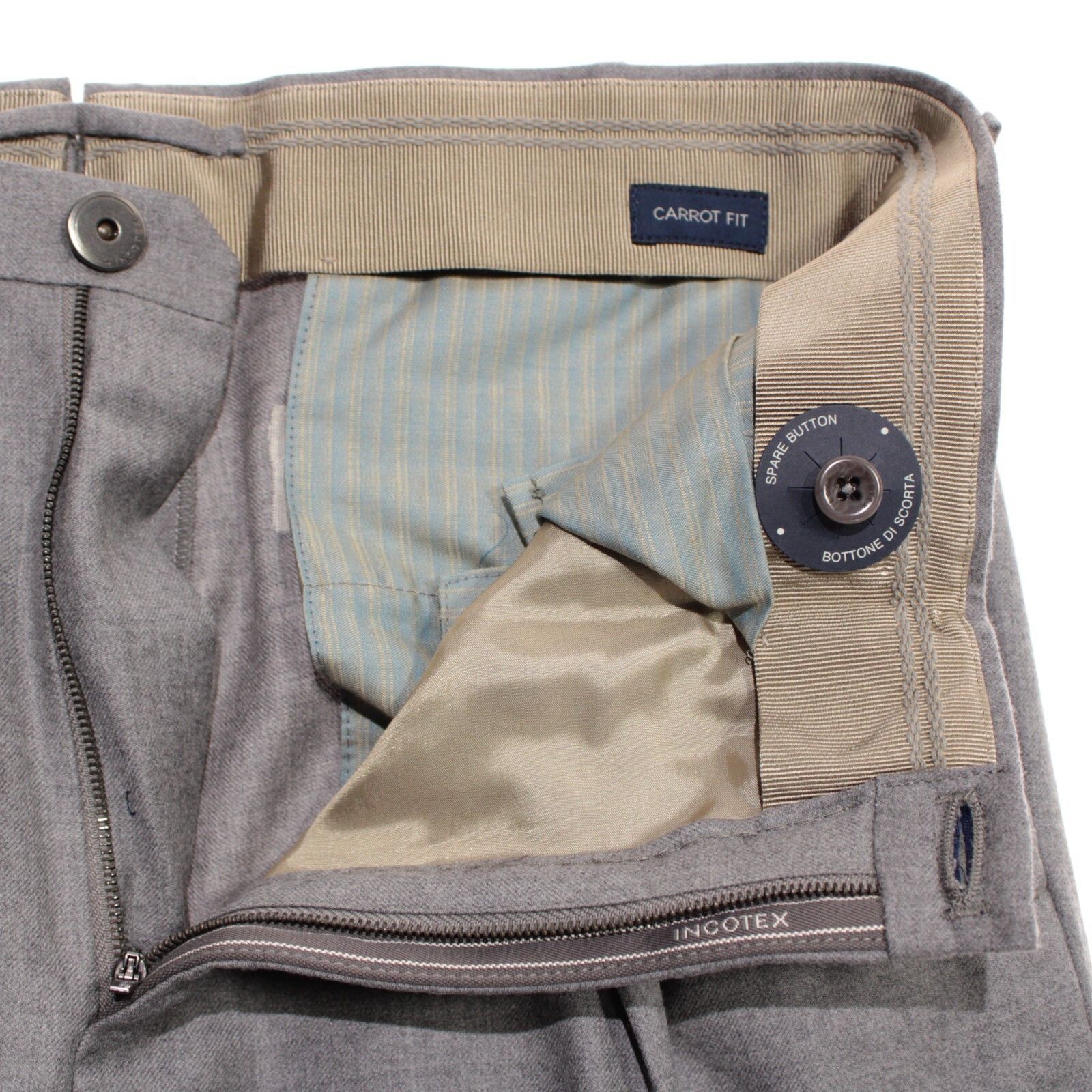 Incotex INCOTEX New with tags Dress Pants Size 32 US In Gray Size US 32 / EU 48 - 4 Thumbnail