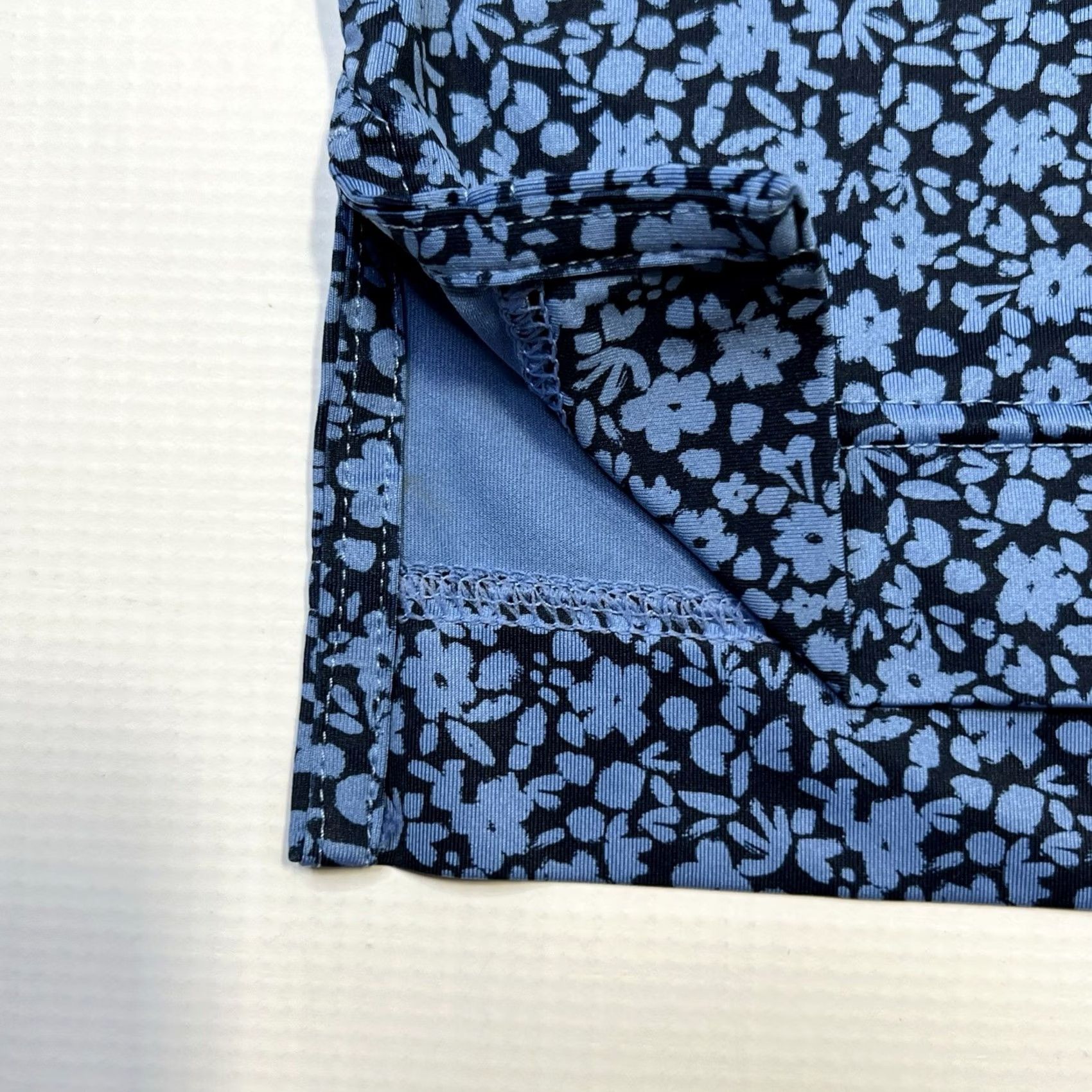 Footjoy FootJoy Polo Shirt Mens XL Blue Floral Performance Stretch Golf Wildhorse Club Shirt Size US XL / EU 56 / 4 - 2 Thumbnail