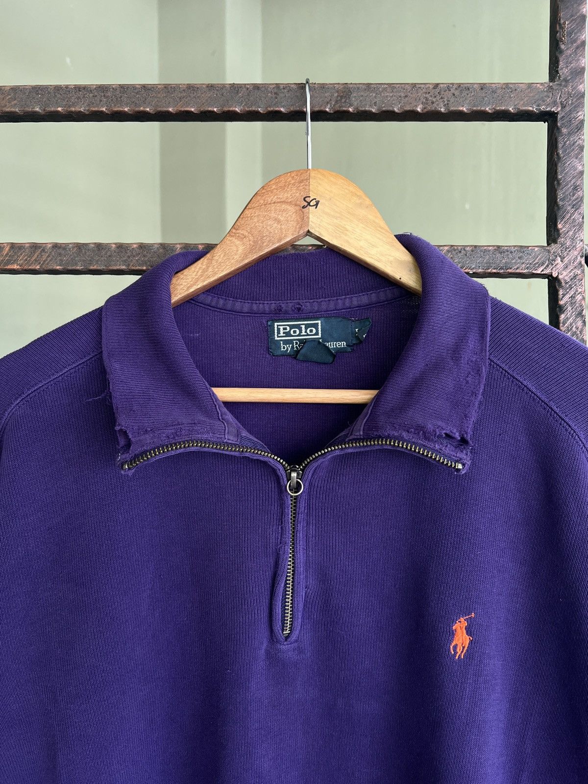 Polo Ralph Lauren Vintage Polo Ralph Luren quater zipper Size US XXL / EU 58 / 5 - 9 Thumbnail