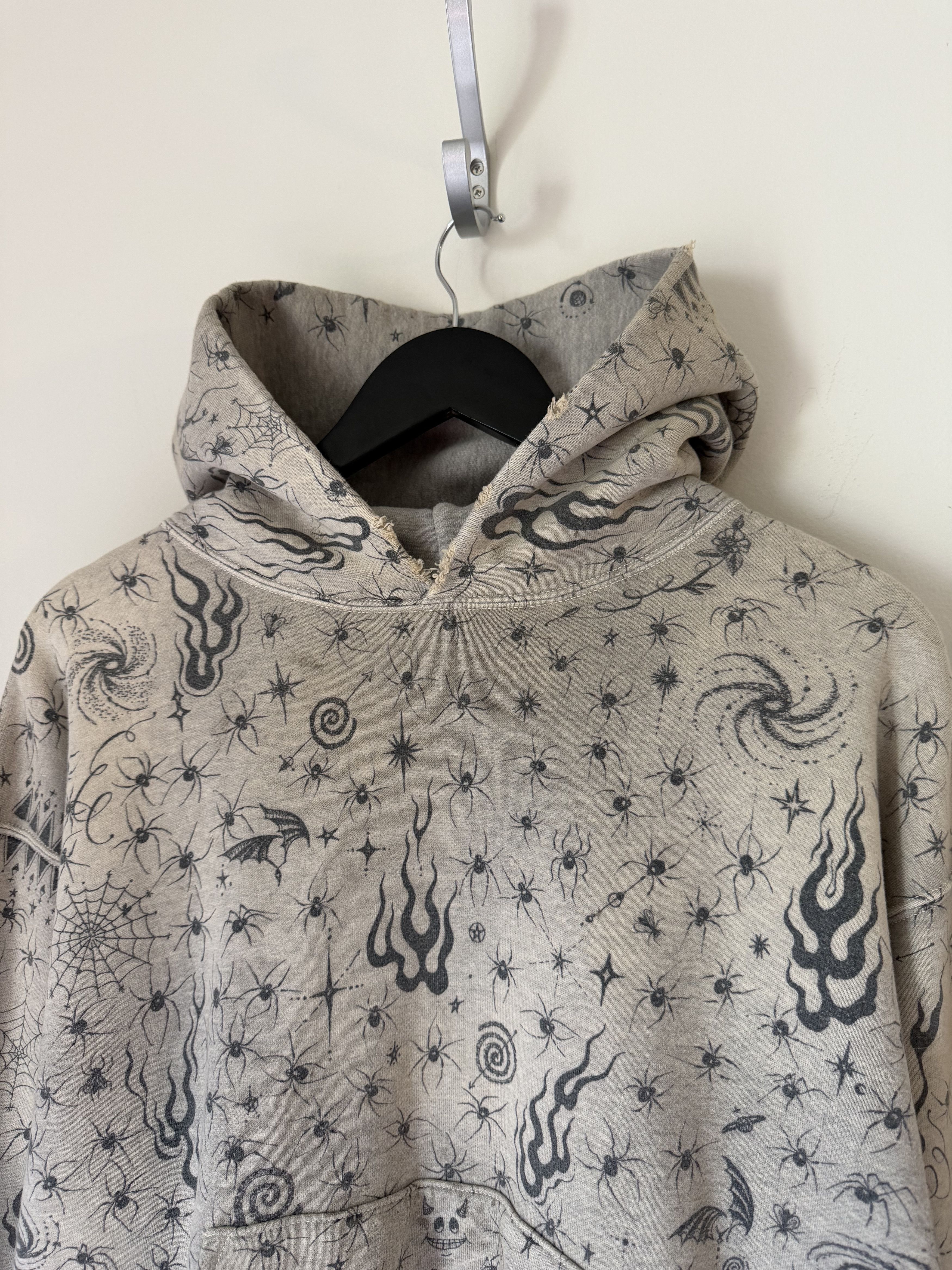 Saint Michael Saint Michael Dr. Woo Tattoo Hoodie in Gray Size US L / EU 52-54 / 3 - 2 Thumbnail