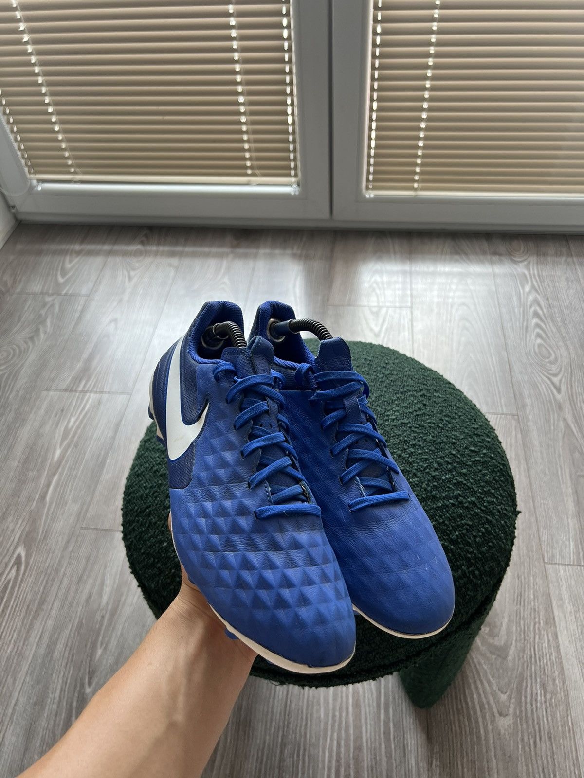 Nike ‼️Nike Tiempo Legend Swoosh 8 Pro FG Hyper Royal Elite Boots‼️ Size US 9 / EU 42 - 15 Thumbnail