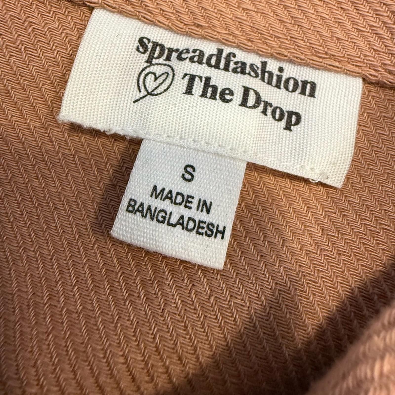 Other Spreadfashion The Drop brown cotton midi shirt dress SZ SM Size S / US 4 / IT 40 - 5 Thumbnail