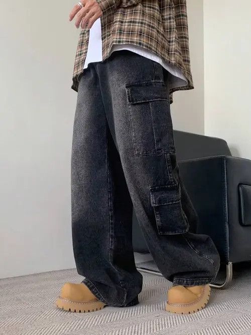 Jean Cargo Baggy Denim 90sl Pants Oversized Size US 32 / EU 48 - 4 Thumbnail