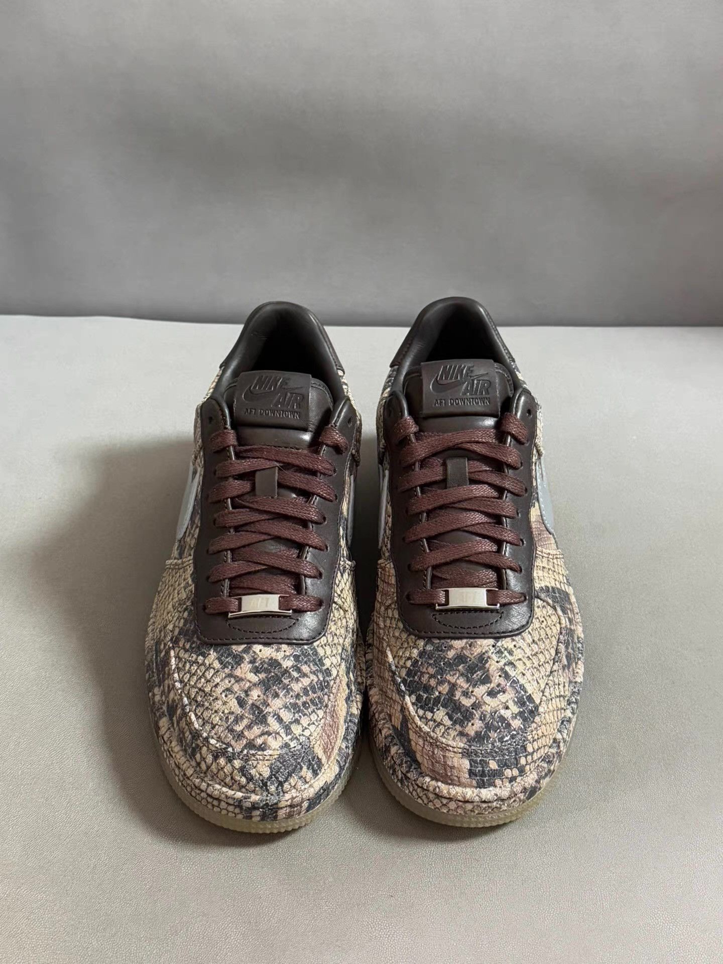 Nike Nike Air Force 1 Downtown Python PU skate shoes。 Ｑ20 Size US 8 / EU 41 - 5 Thumbnail