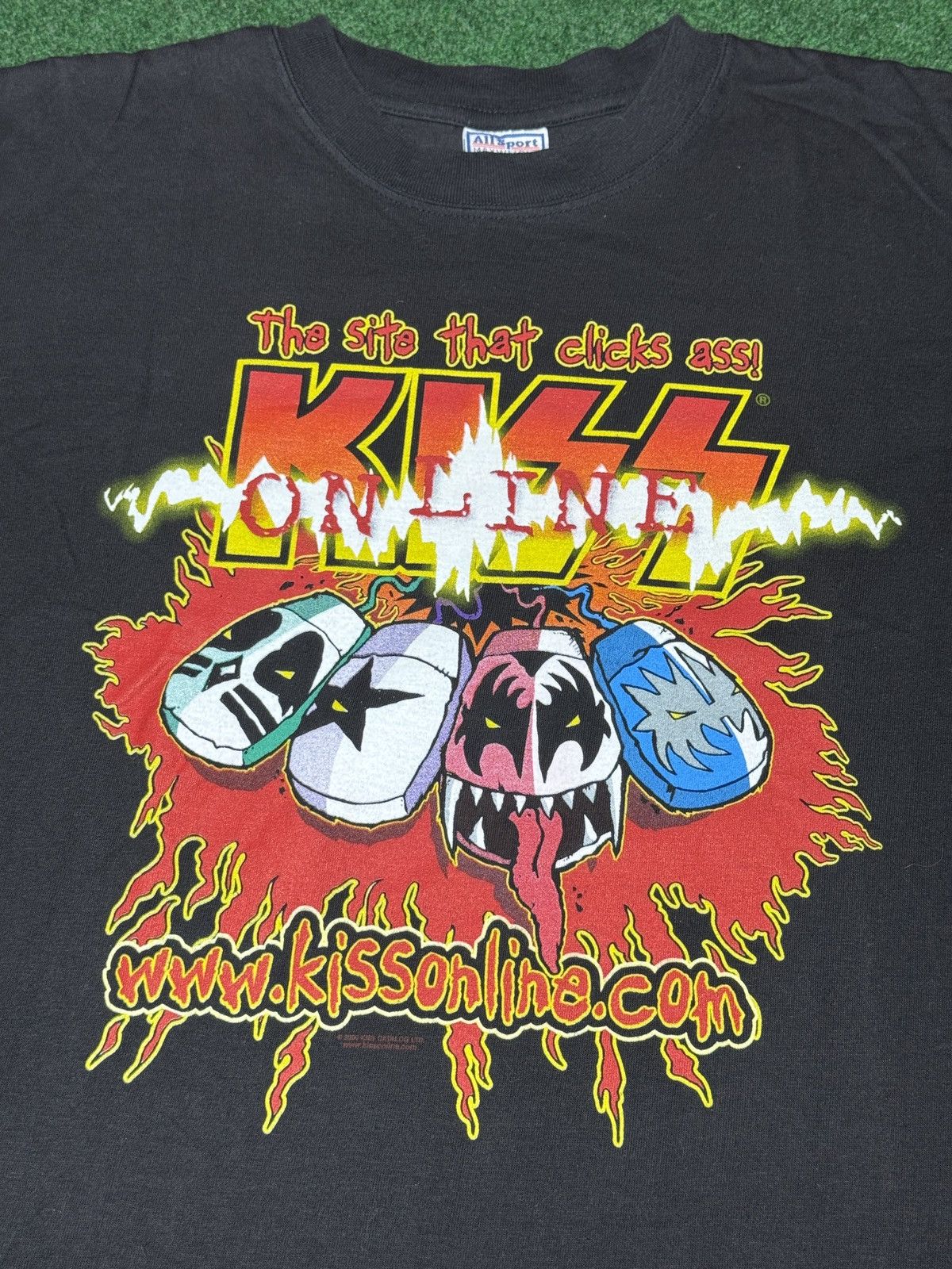 Band Tees × Vintage Vintage 90s Y2K Kiss Online RARE Website Promo XXL T Shirt Size US XXL / EU 58 / 5 - 2 Thumbnail