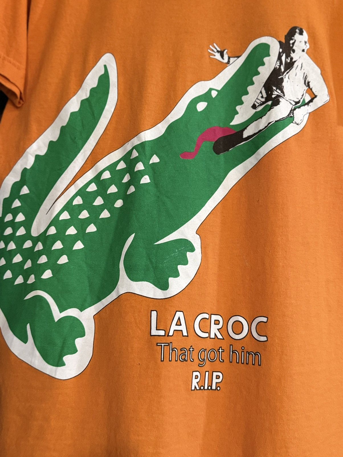 Vintage Thrashed Vintage LA CROC That Got Him Rip Akomplice Blue Tee Size US M / EU 48-50 / 2 - 2 Thumbnail