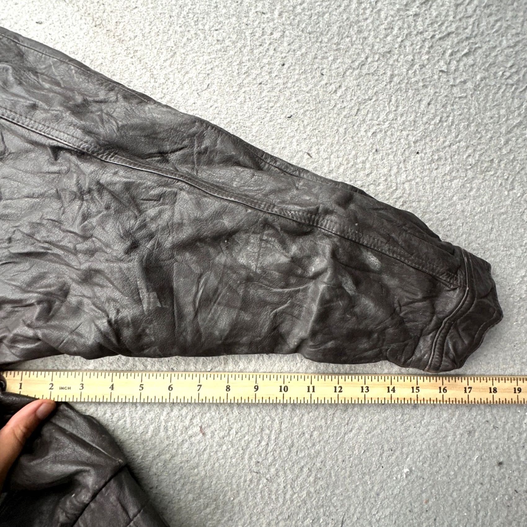 Vintage VINTAGE Wilsons The Leather Experts Thinsulate Full Zip Bomber Jacket Men XL Lined Black Size US XL / EU 56 / 4 - 4 Thumbnail