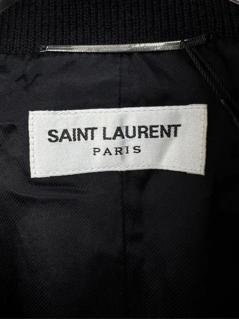 Saint Laurent Paris Saint laurent paris Black and white patchwork Teddy jacket Size US M / EU 48-50 / 2 - 3 Thumbnail