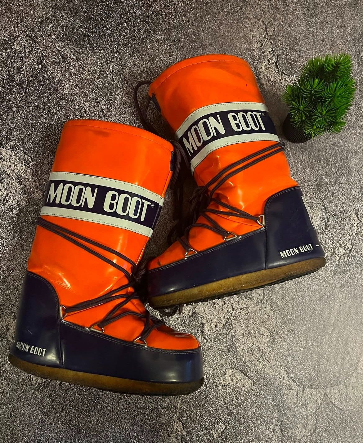 Moon Boot × Other × Vintage CRAZY Moon Boot Avan-garde vintage opium style orange Size US 6 / IT 36 - 2 Thumbnail