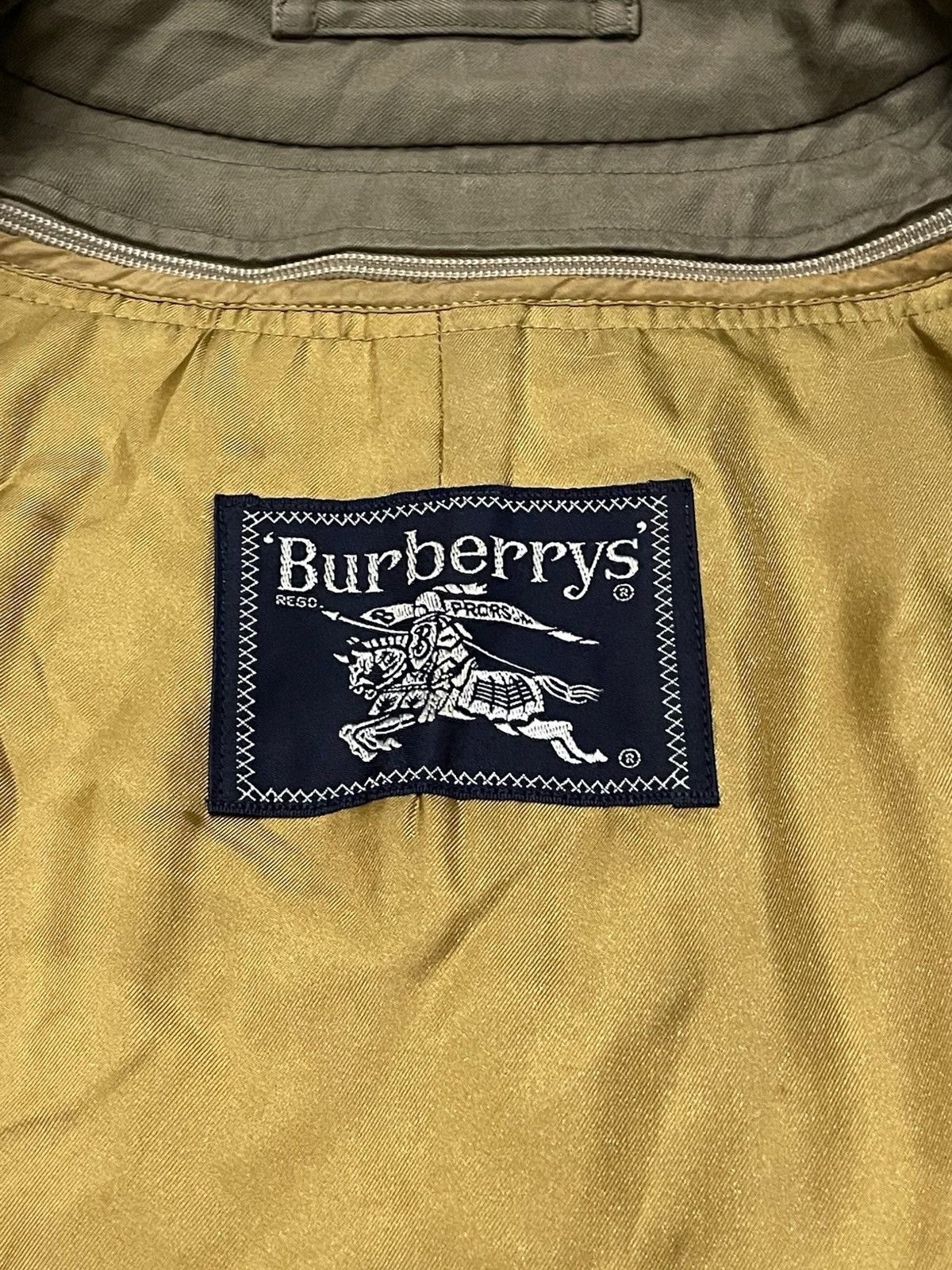 Burberry × Vintage Burberrys Nova Check Wool Lined Trench Coat Long Jacket Size US M / EU 48-50 / 2 - 12 Thumbnail