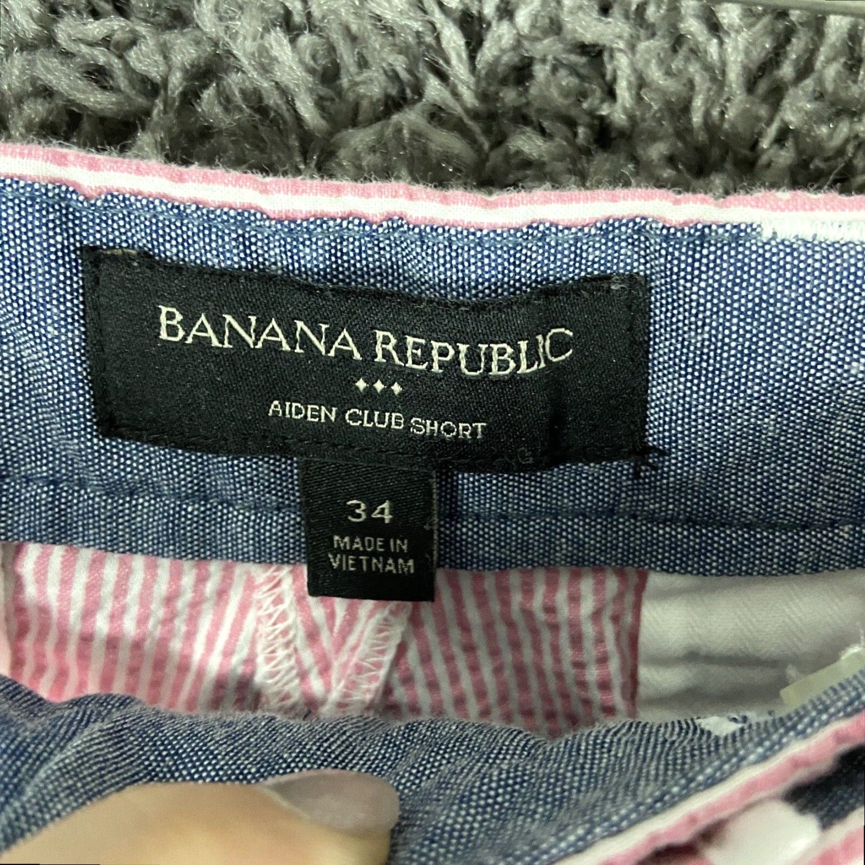 Banana Republic Banana Republic Striped Chino Shorts Pink Men's 34 Size US 34 / EU 50 - 4 Thumbnail