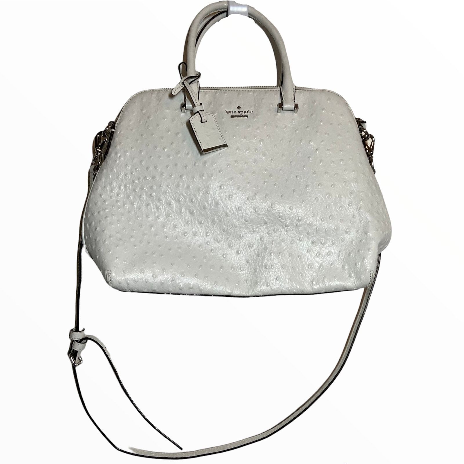 Kate Spade Kate Spade Margot Satchel Bright White Leather Bag Crossbody Size ONE SIZE - 3 Thumbnail