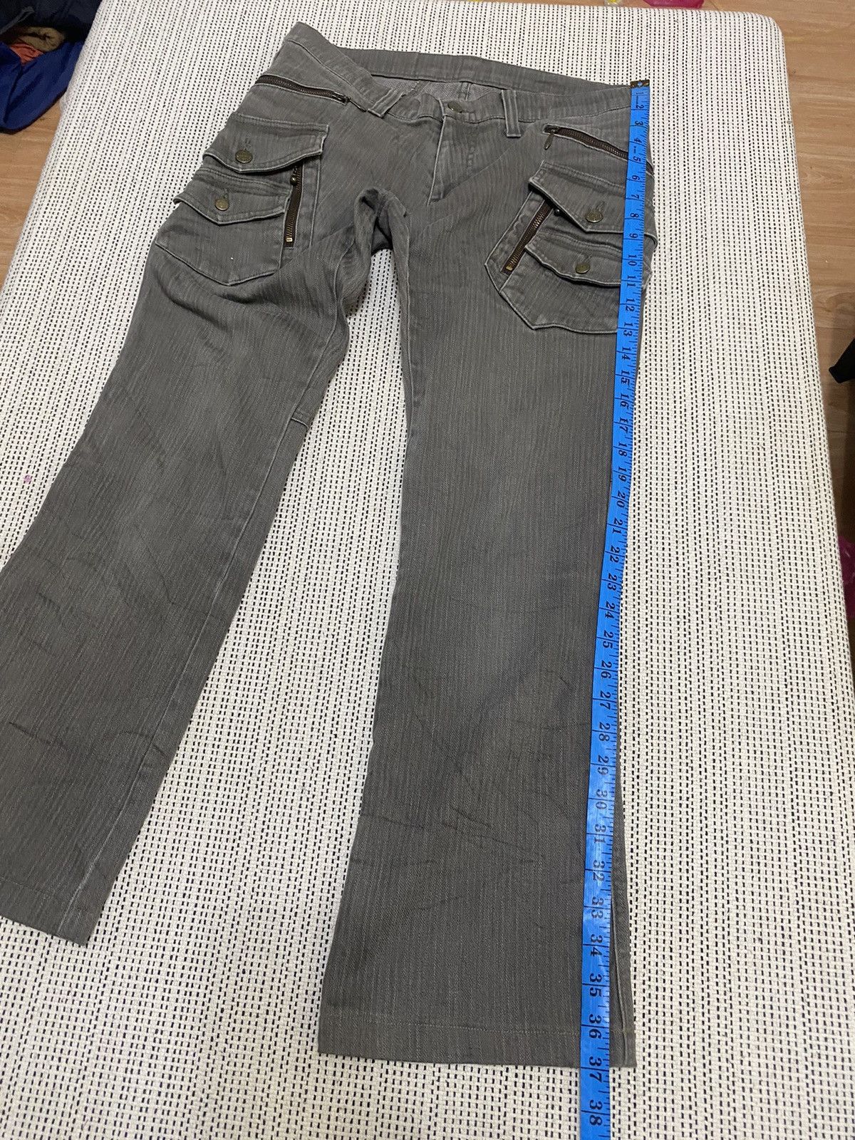 Tornado Mart VERY RARE Japanese Tornado mart flared milti pocket pants Size US 33 - 14 Thumbnail