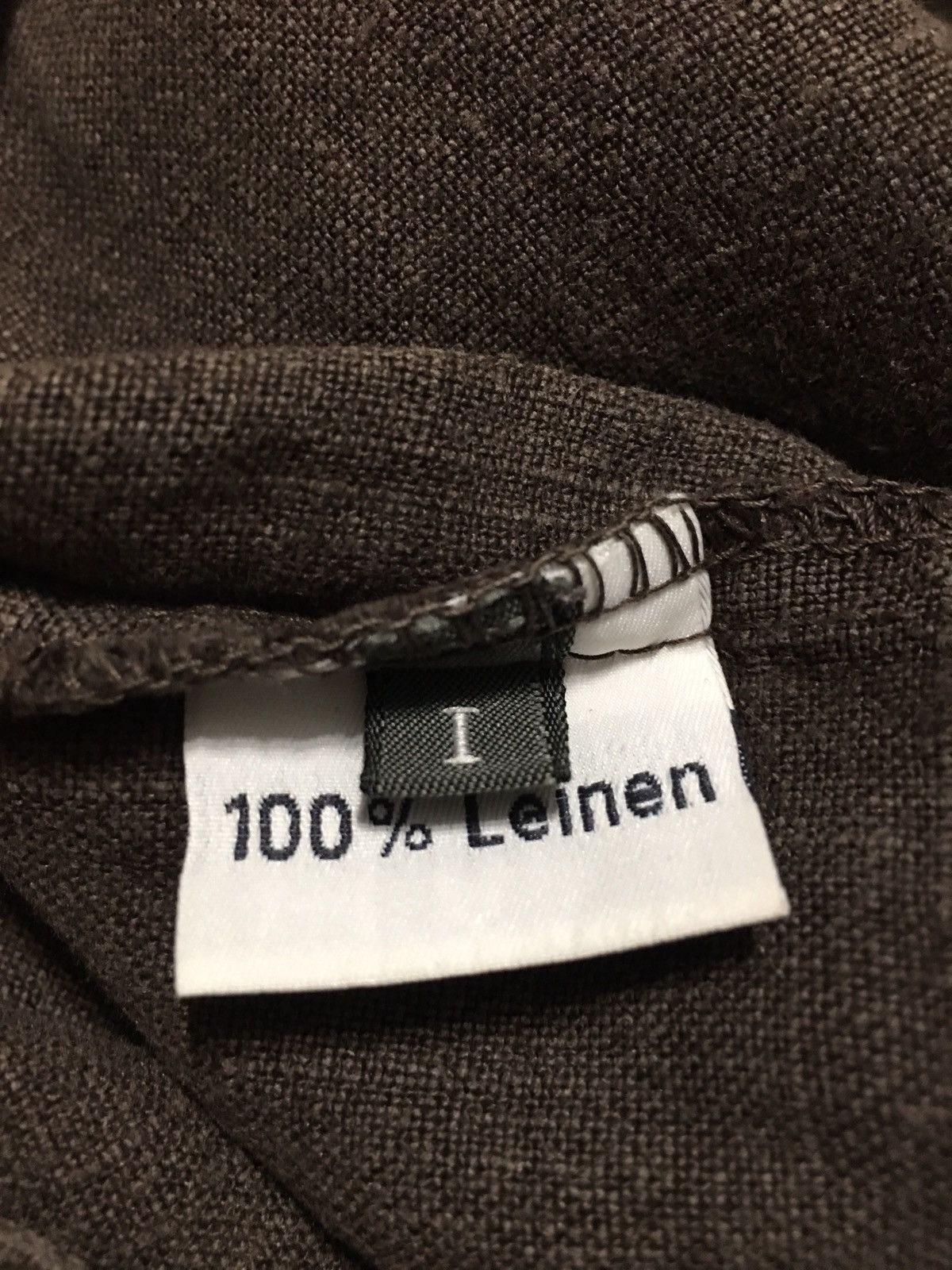 Designer OSKA Linen Khaki Green Tank Top Blouse Size 1 Size S / US 4 / IT 40 - 7 Thumbnail