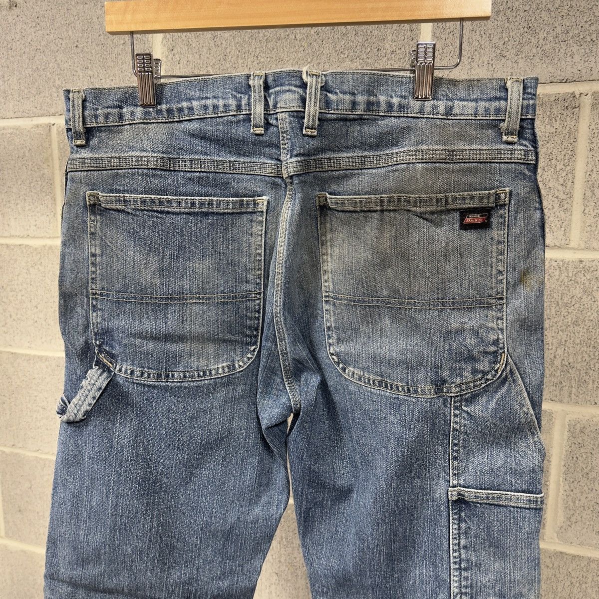 Vintage Vintage Mud Wash Dickies Jeans ERD Grunge Thrashed Faded Size US 34 / EU 50 - 4 Thumbnail