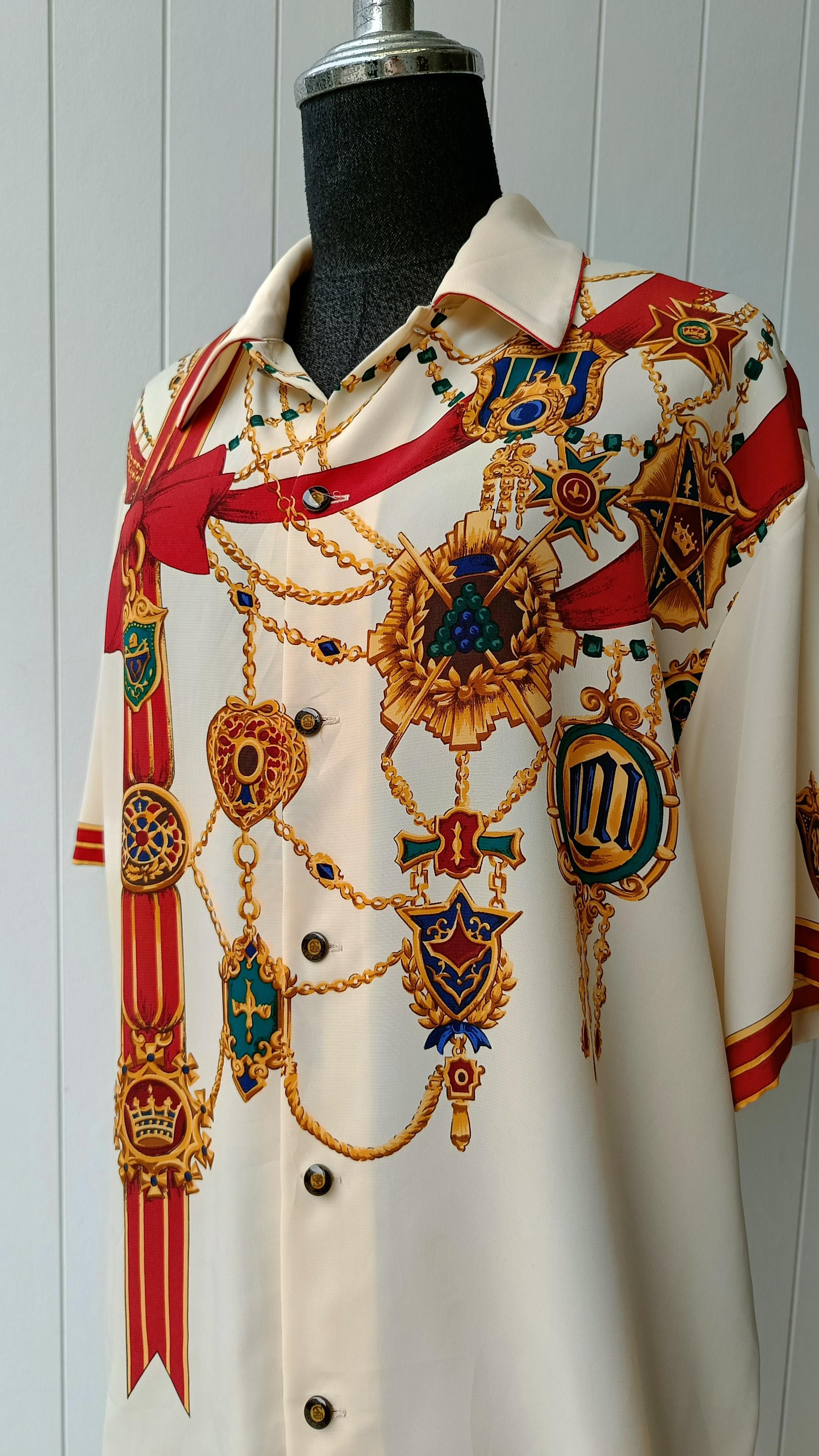 Matsuda Madame Nicole Mitsuhiro Matsuda rayon 70s 80s Japan shirt Size US M / EU 48-50 / 2 - 4 Thumbnail