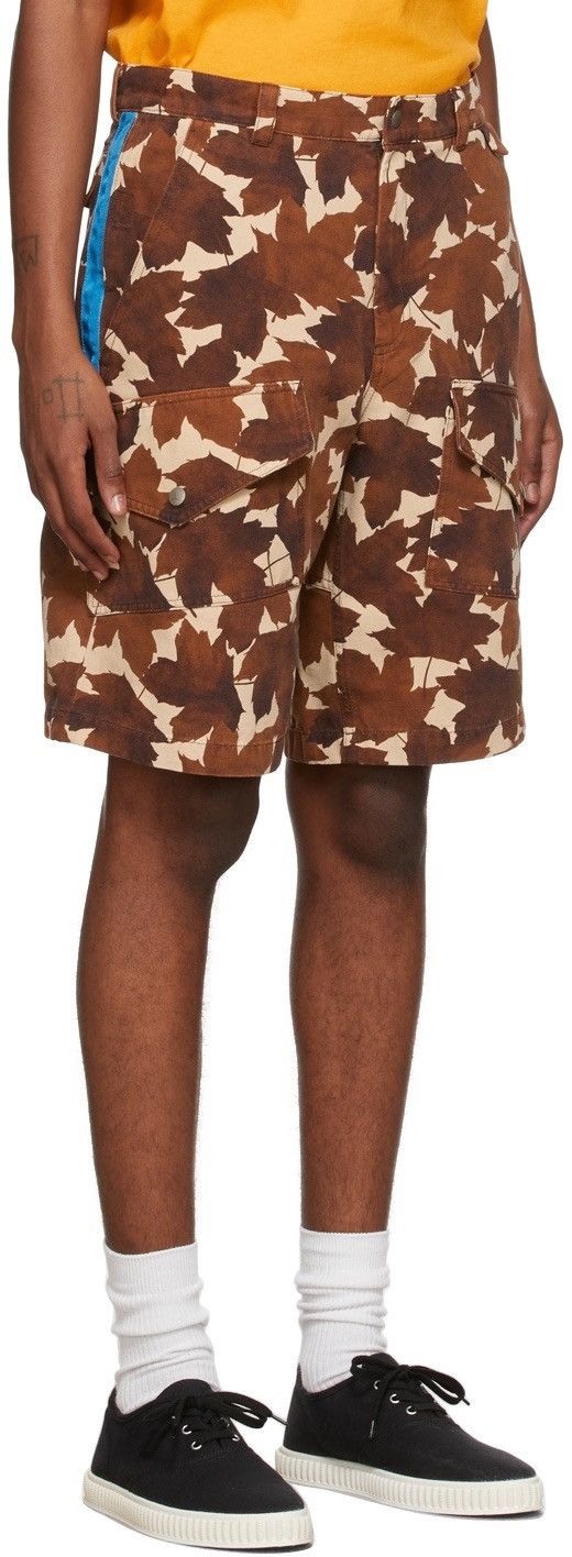 Acne Studios Acne Studios Brown Leaf Pattern Shorts Size US 36 / EU 52 - 6 Thumbnail