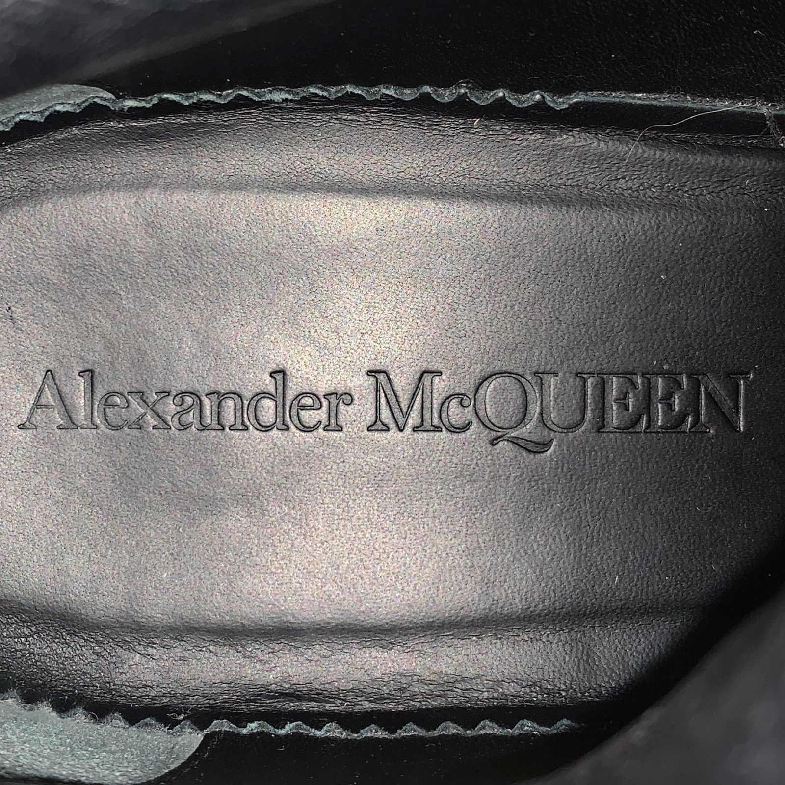 Alexander McQueen Size 9 Black Pink Color Block Mixed Materials Lace-Up Boots Size US 9 / EU 42 - 7 Thumbnail
