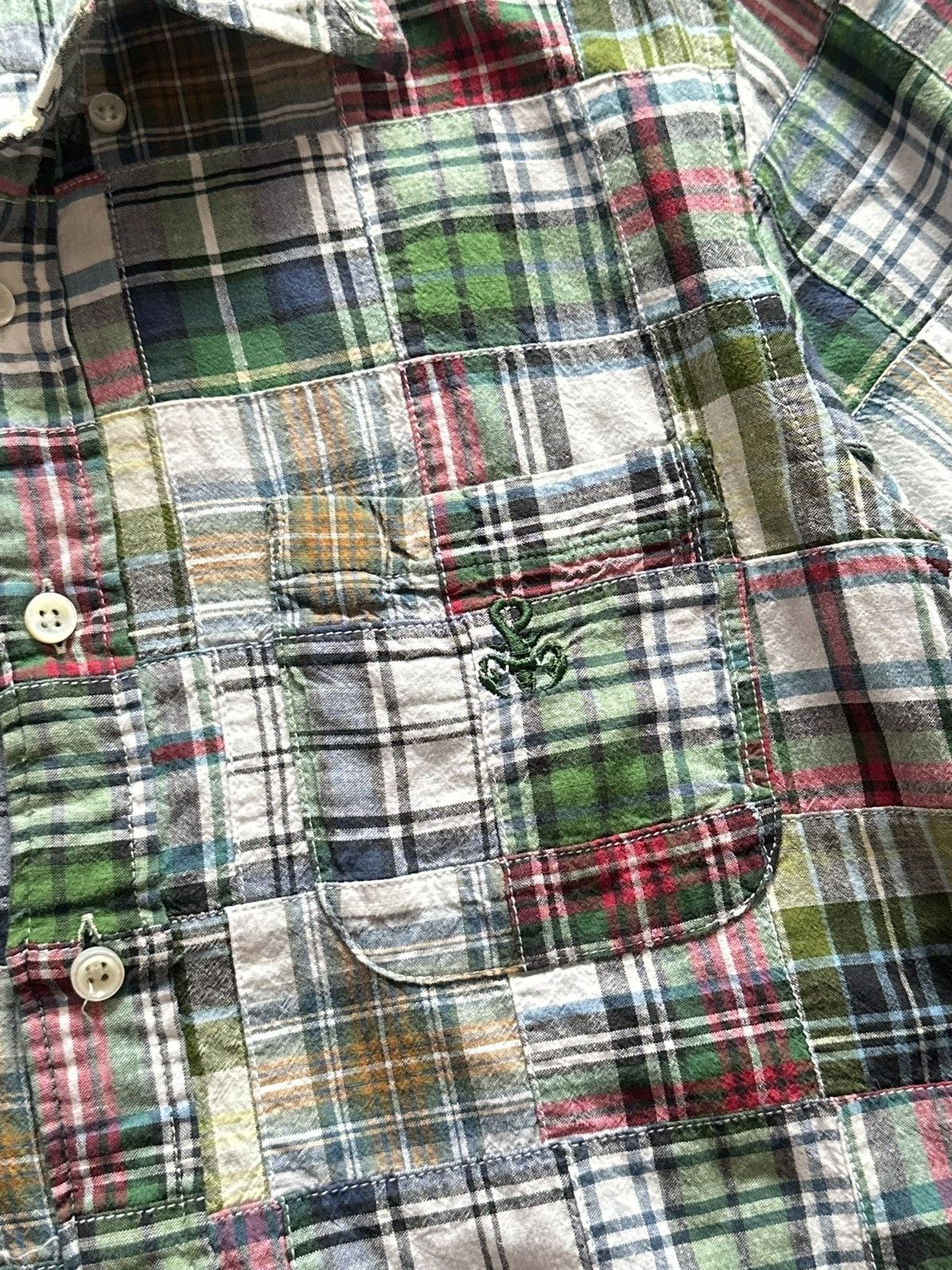 Sophnet. 2000s Japanese Sophnet. Patchwork Button Up Shirt Size US S / EU 44-46 / 1 - 5 Thumbnail