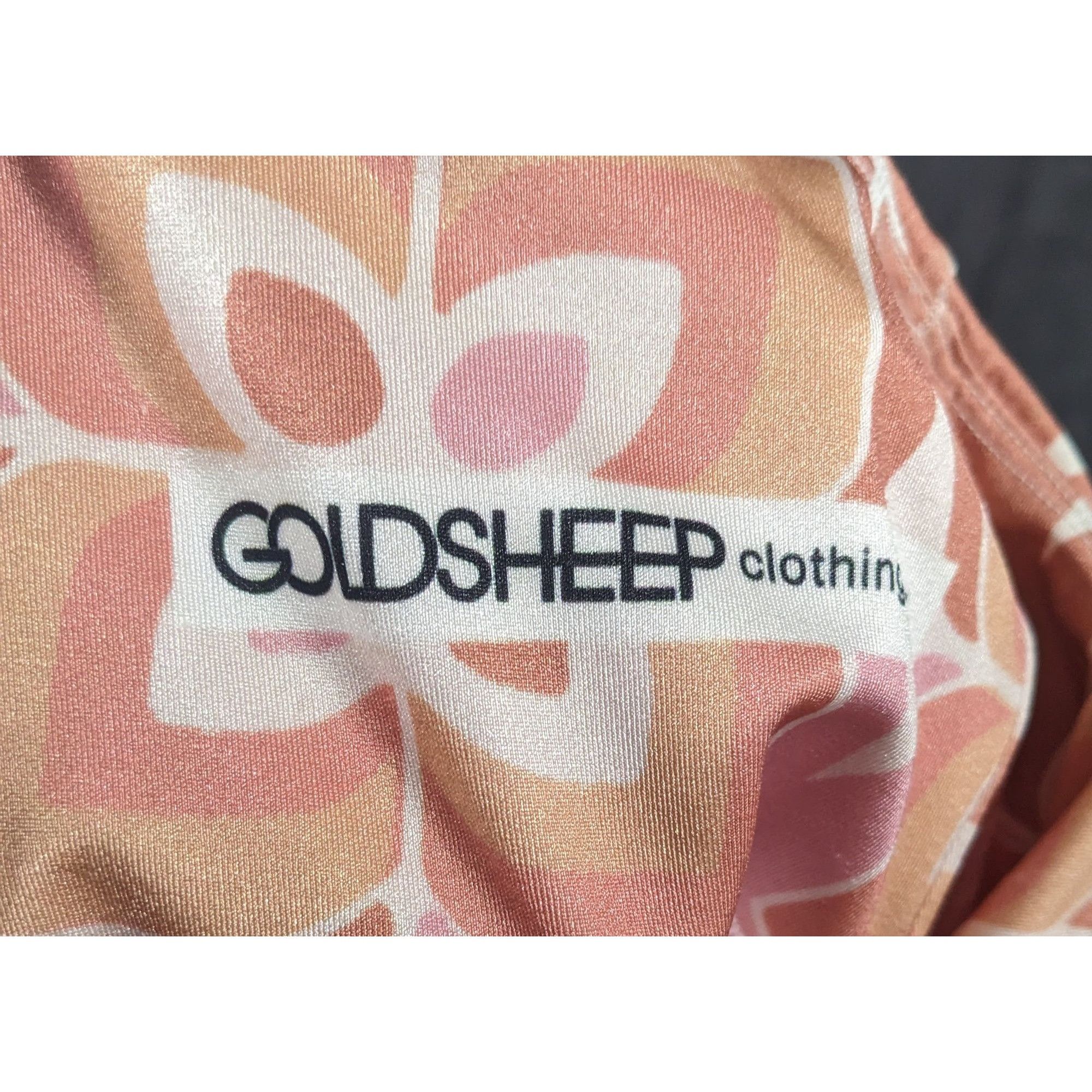 Other Goldsheep Retro Printed Pink And Orange Leggings Size 24" / US 00 / IT 34 - 8 Thumbnail
