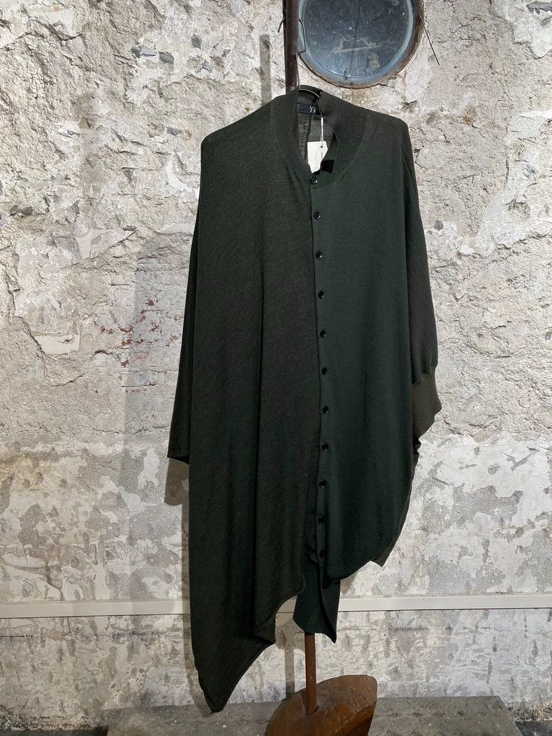 Y's Y's Irregular Wool Cape Cardigan sweater Size US M / EU 48-50 / 2 - 1 Thumbnail