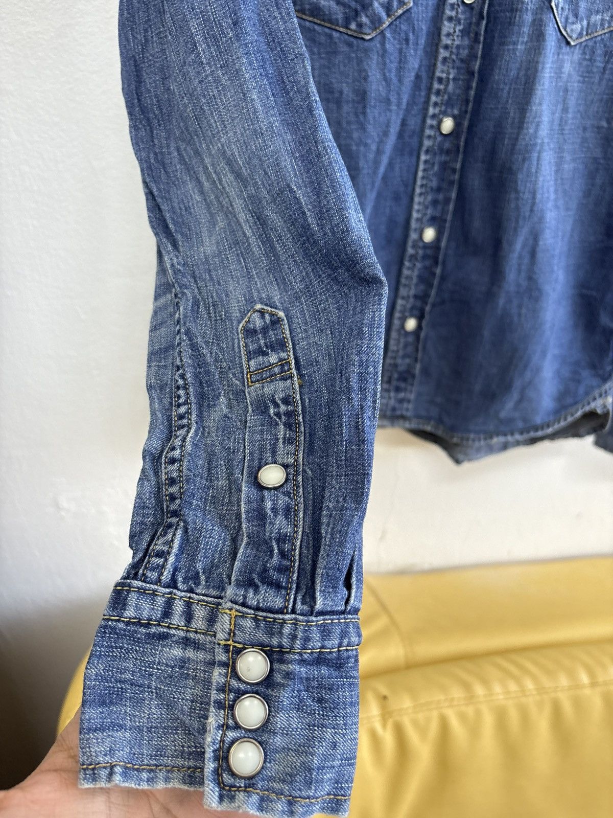 Remi Relief REMI RELIEF Denim Shirt Western Japan Made Size US S / EU 44-46 / 1 - 4 Thumbnail