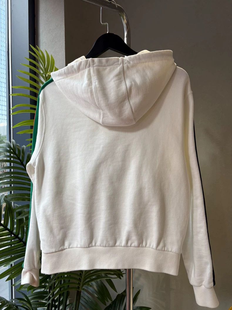 Gucci Gucci Adidas co-branded white hooded sweatshirt 2502-Nextar Size US XS / EU 42 / 0 - 2 Thumbnail