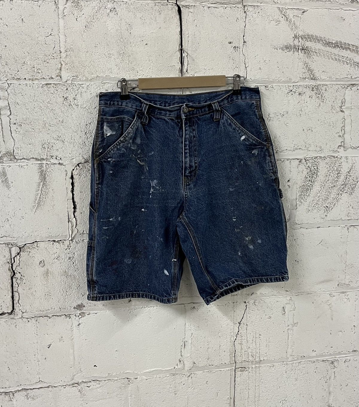 Carhartt Distressed jorts baggy, skater carpenter cargo streetwear Size US 34 / EU 50 - 1 Thumbnail